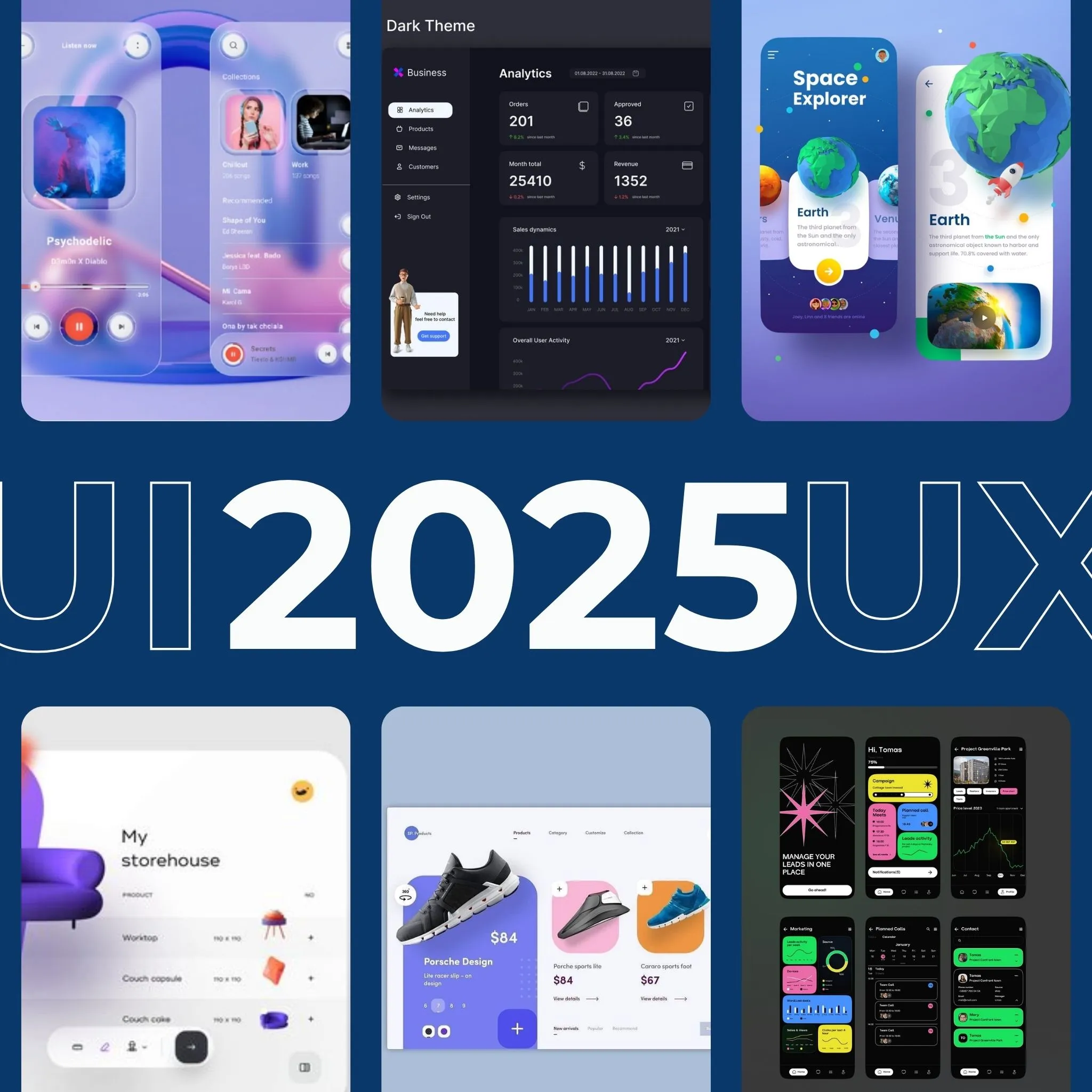 Xu hướng thiết kế UI/UX chiếm lĩnh thị trường thiết kế website năm 2025