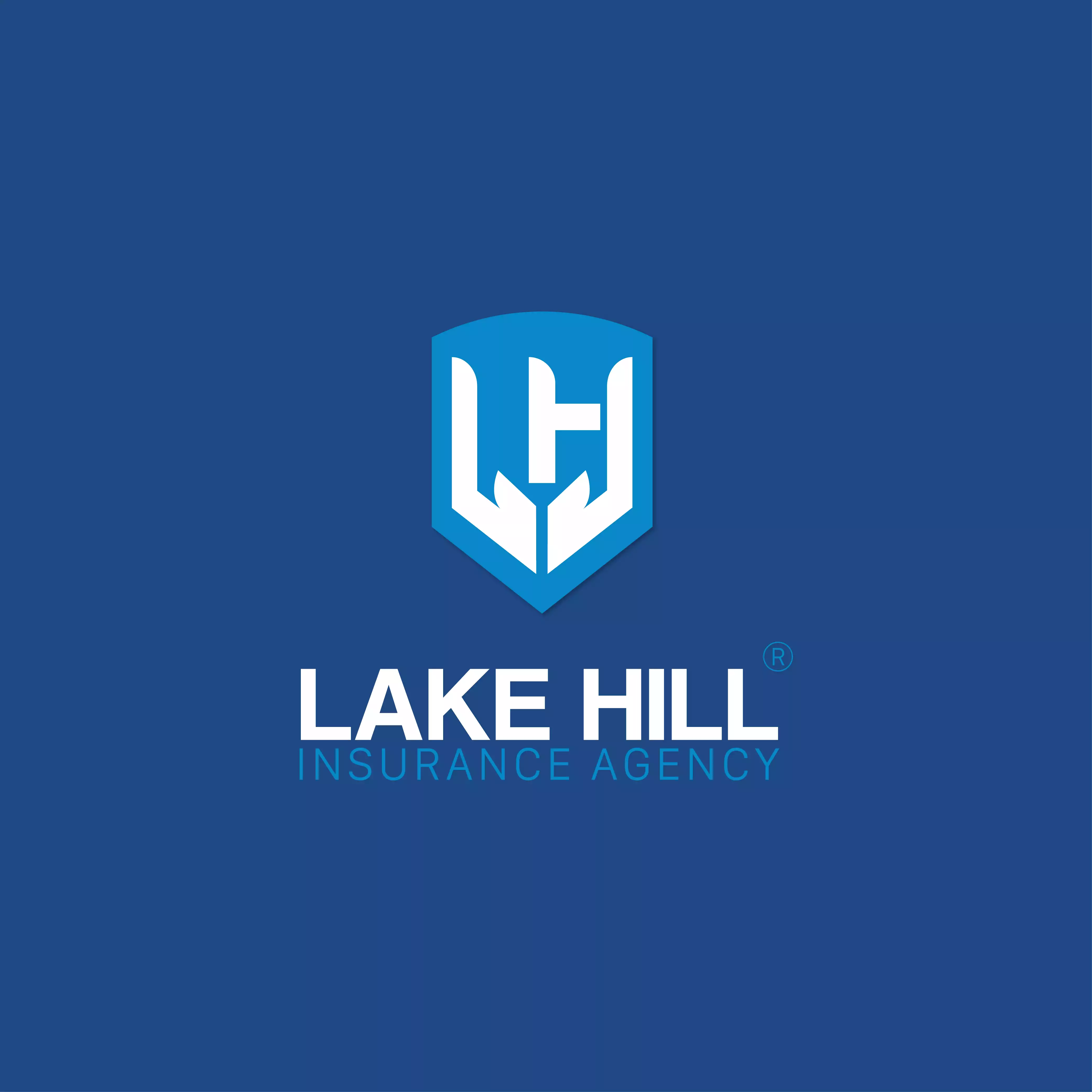 Thiết kế logo Lake Hill Insurance Agency