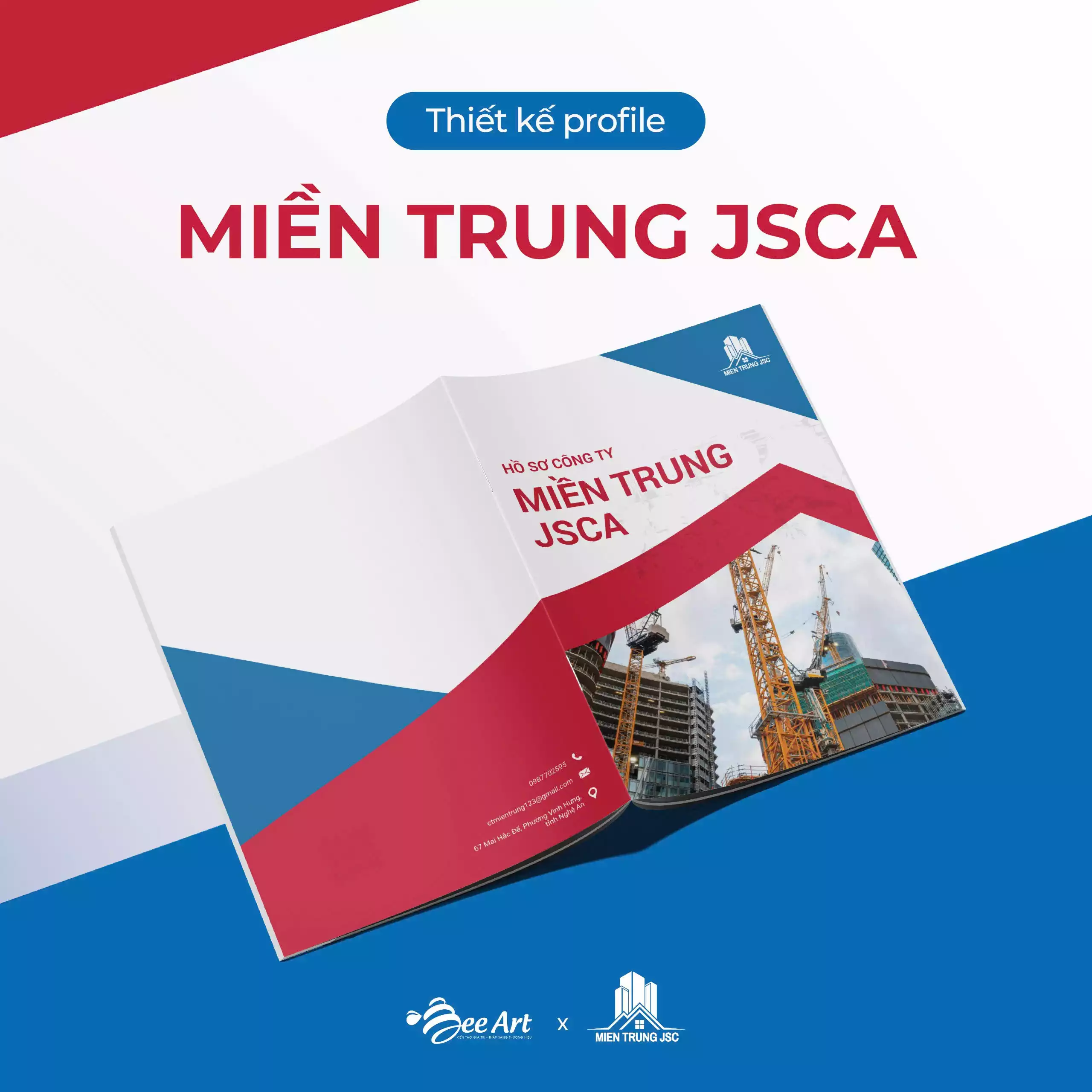 Thiết kế hồ sơ năng lực Công ty Cổ phần Quy hoạch Thiết kế Công trình Miền Trung