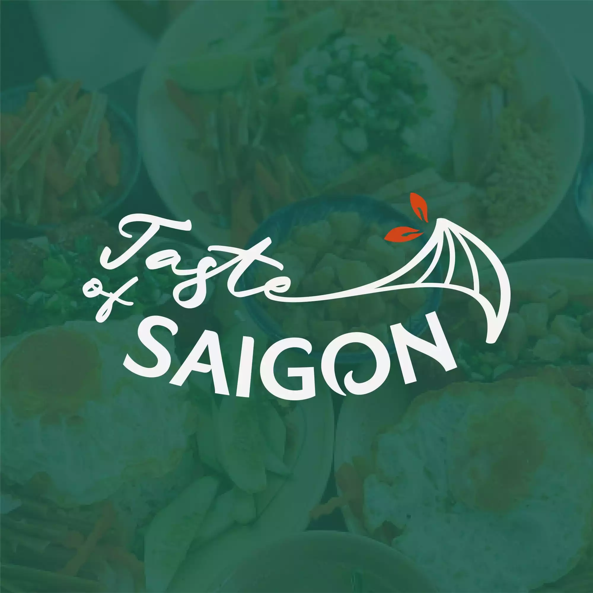Thiết kế logo nhà hàng Taste of Saigon