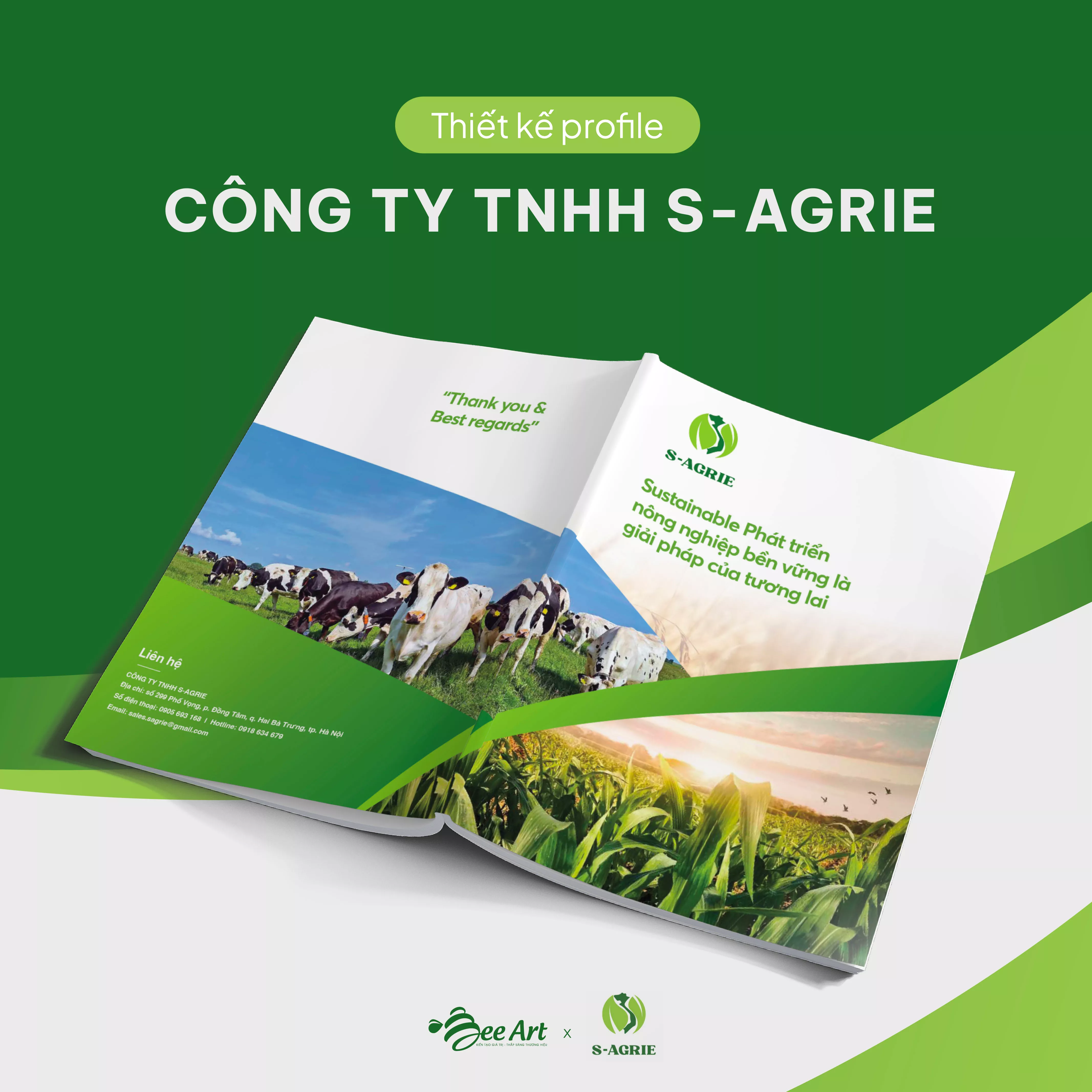 Thiết kế hồ sơ năng lực Công ty TNHH S - AGRIE