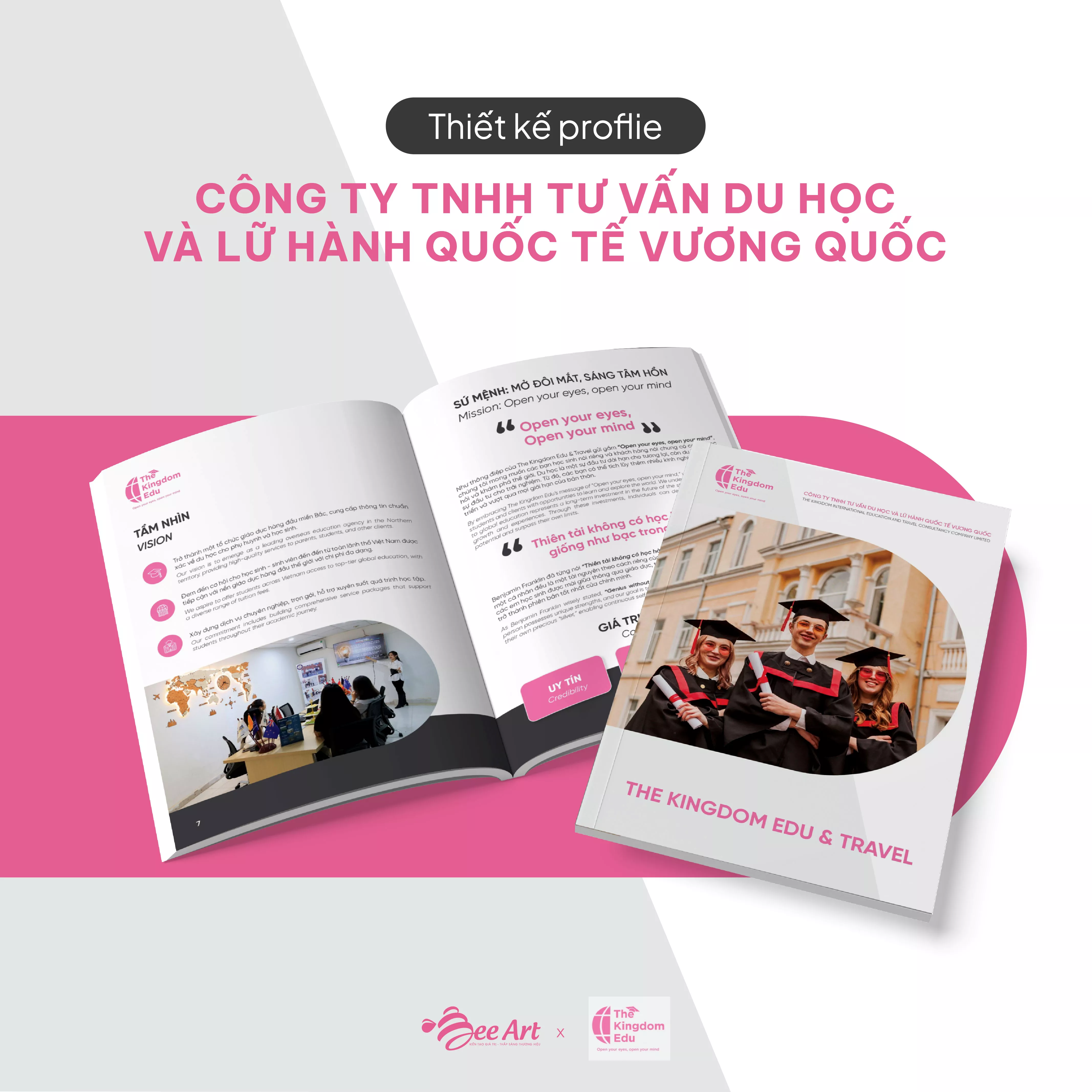 Thiết kế hồ sơ năng lực CÔNG TY TNHH TƯ VẤN DU HỌC VÀ LỮ HÀNH QUỐC TẾ VƯƠNG QUỐC