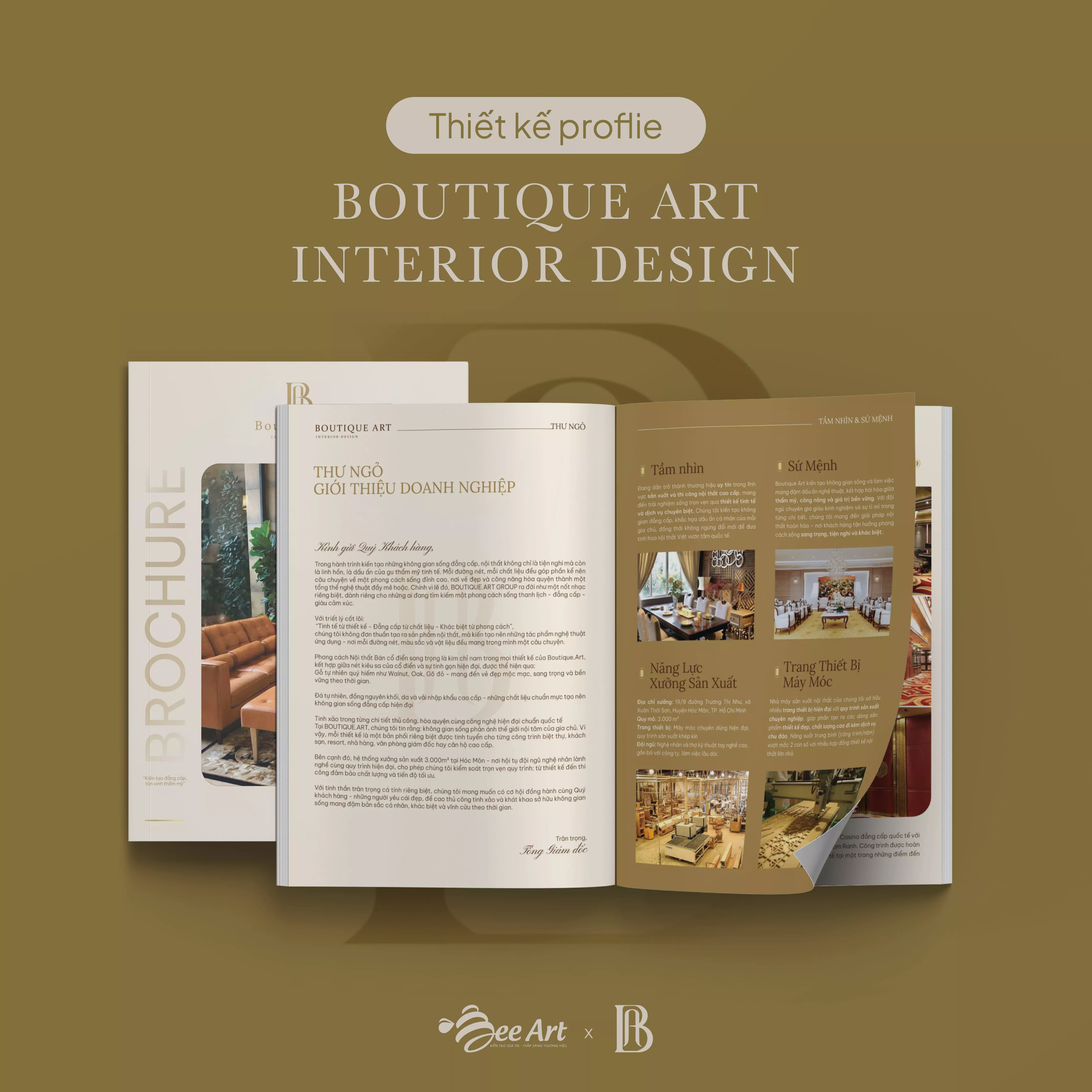 Thiết kế hồ sơ năng lực Boutique Art