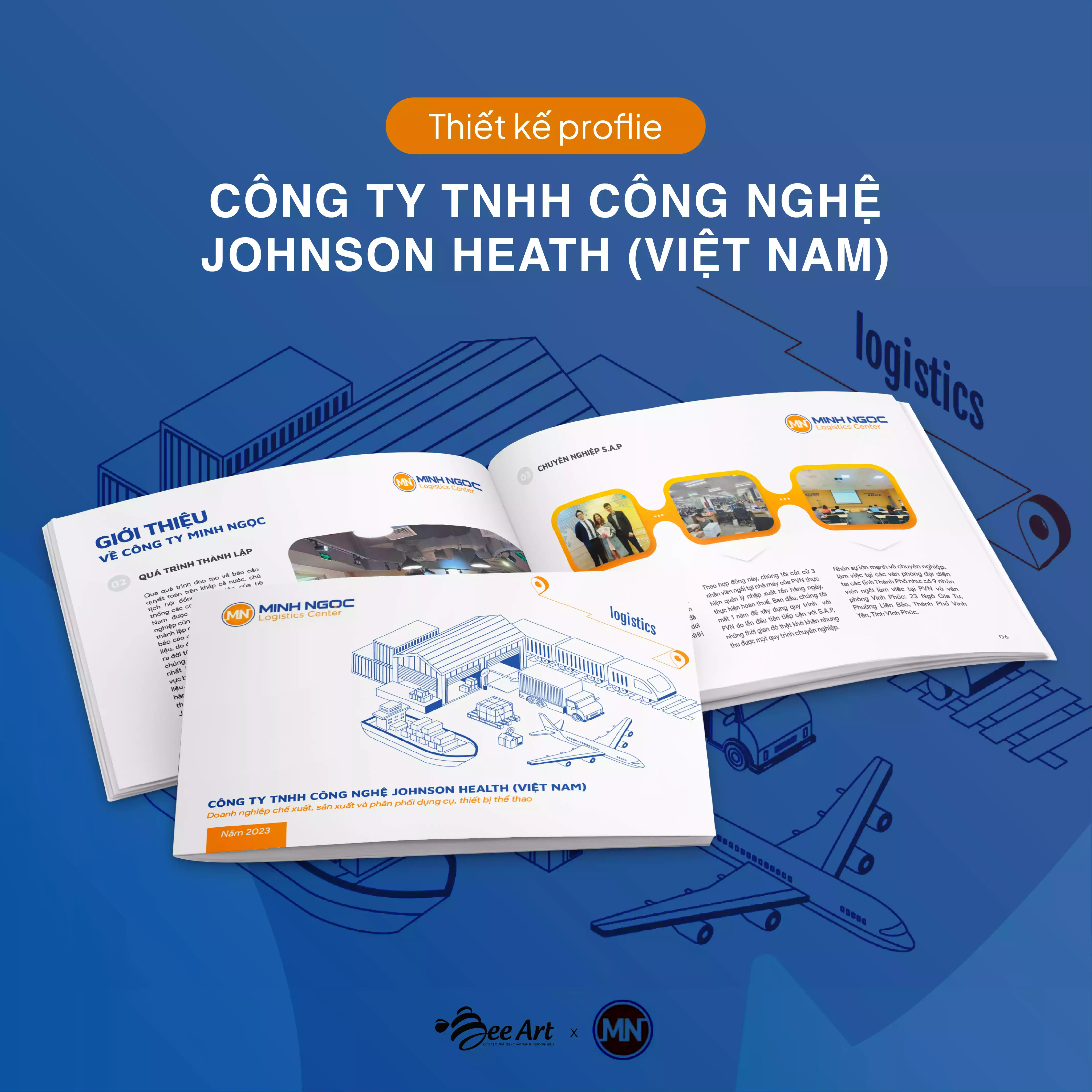 Thiết kế hồ sơ năng lực Công ty TNHH Giải Pháp Số Liệu Xuất Nhập Khẩu Minh Ngọc