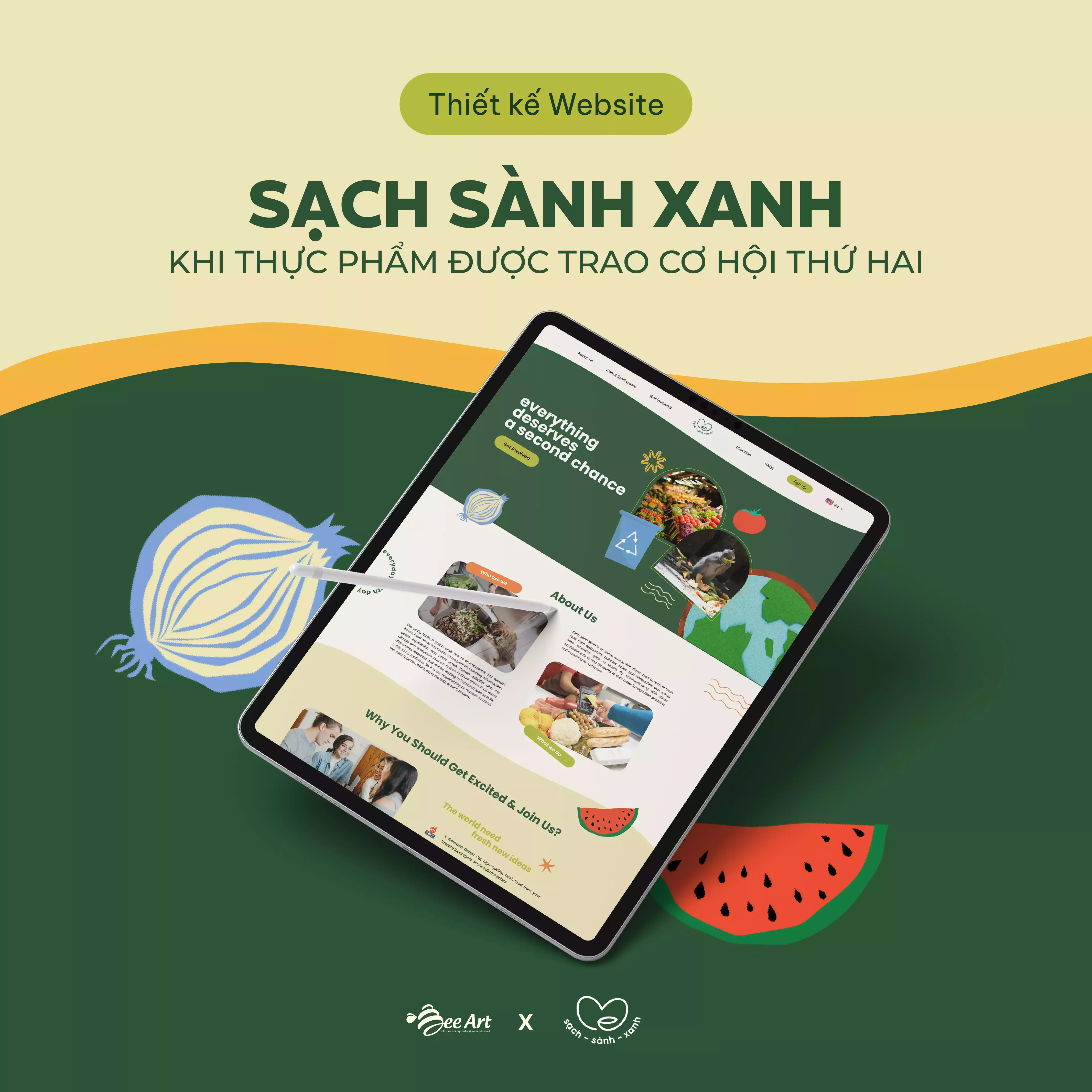 THIẾT KẾ WEBSITE SẠCH SÀNH XANH