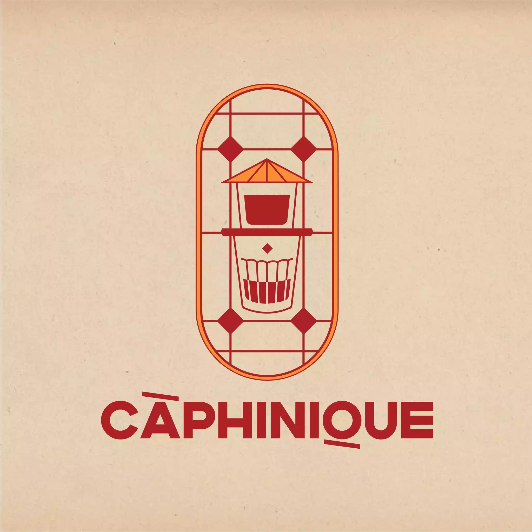 Thiết kế logo quán cafe Càphinique