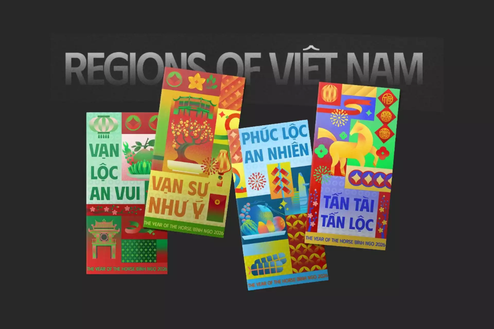 Tổng hợp thiết kế bao lì xì độc lạ cho Tết Bính Ngọ 2026