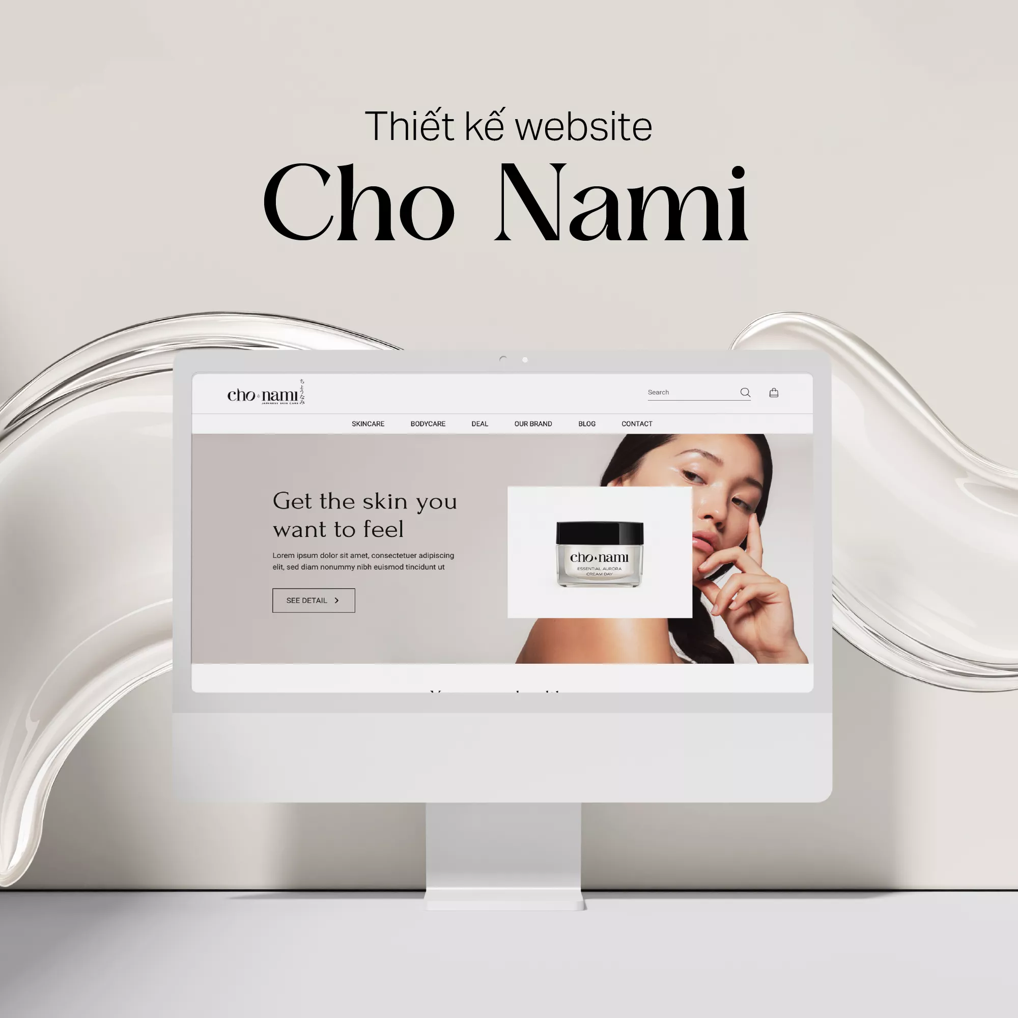 Thiết kế website thương hiệu Cho Nami