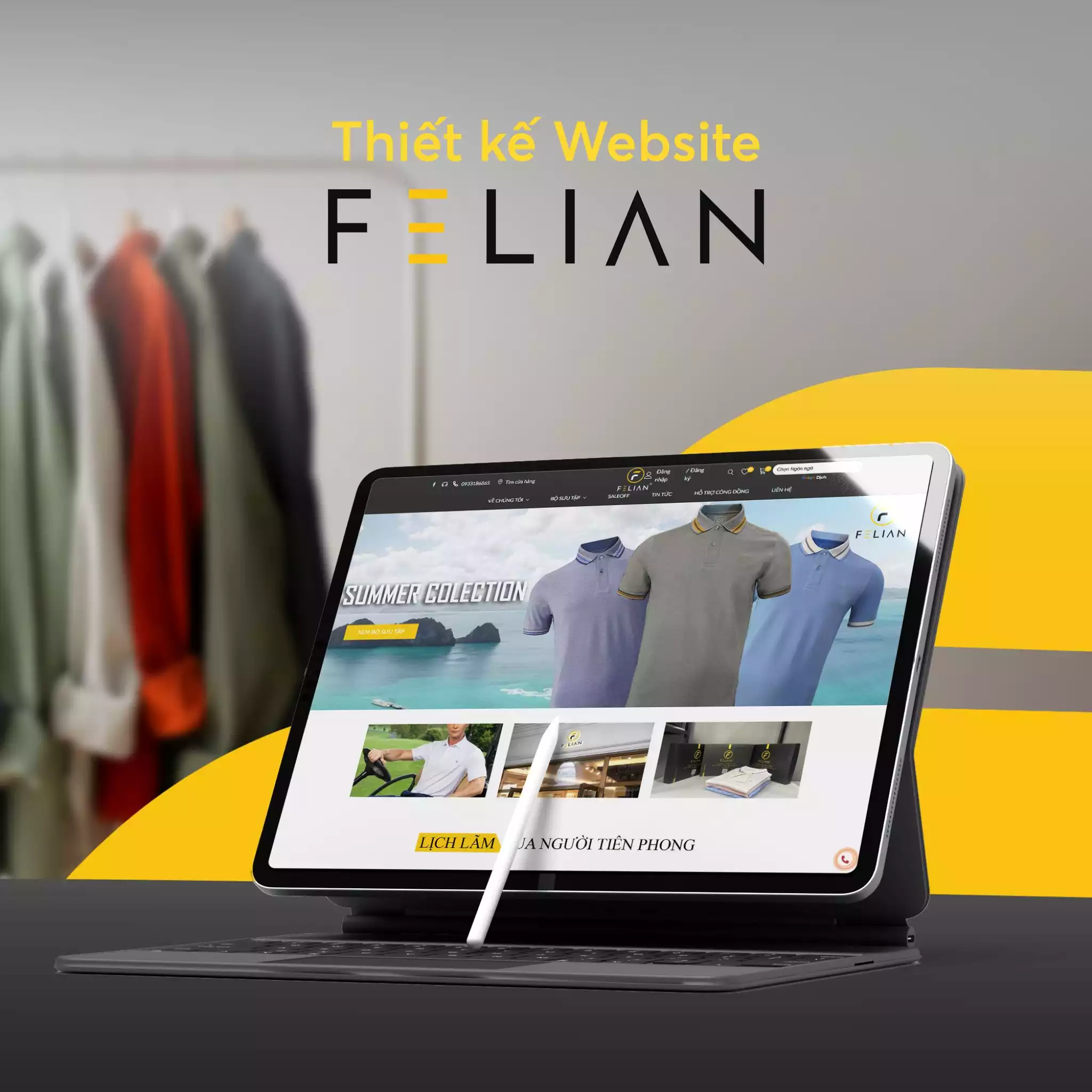 Thiết kế website thương hiệu Felian