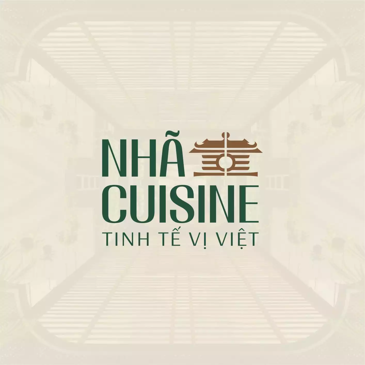 Thiết kế logo nhà hàng Nhã cuisine