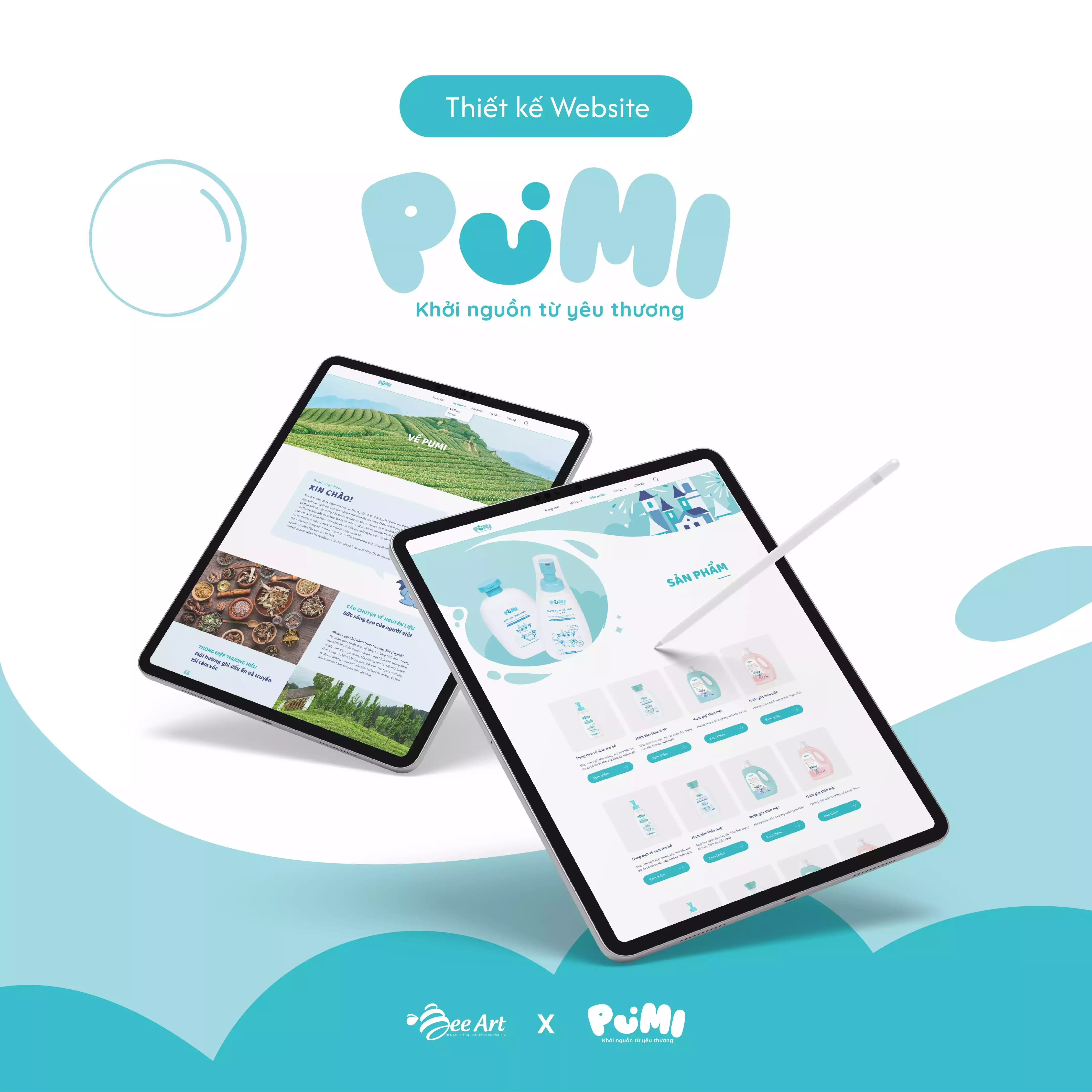 THIẾT KẾ WEBSITE PUMI