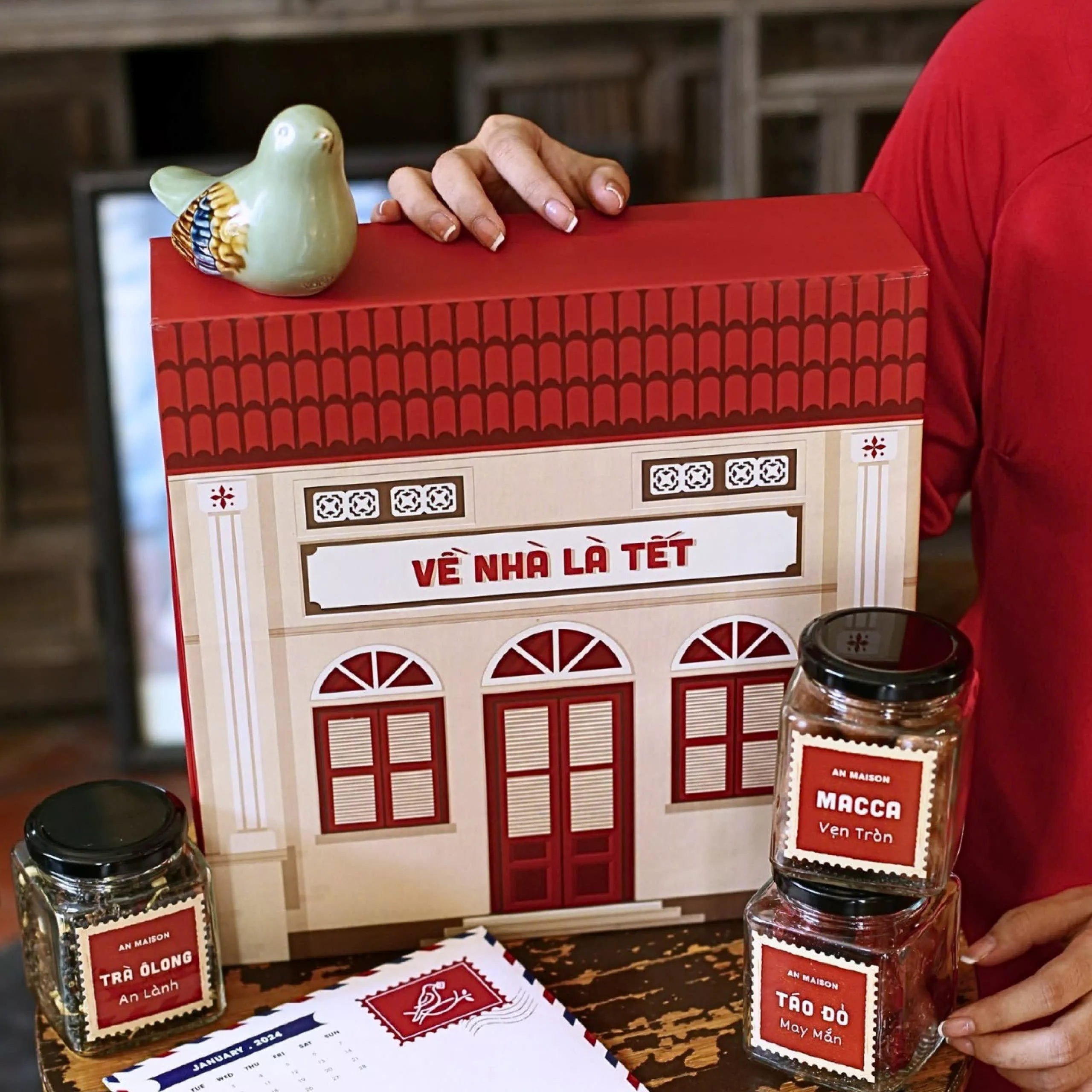 Thiết kế hộp qùa "Về nhà là Tết"