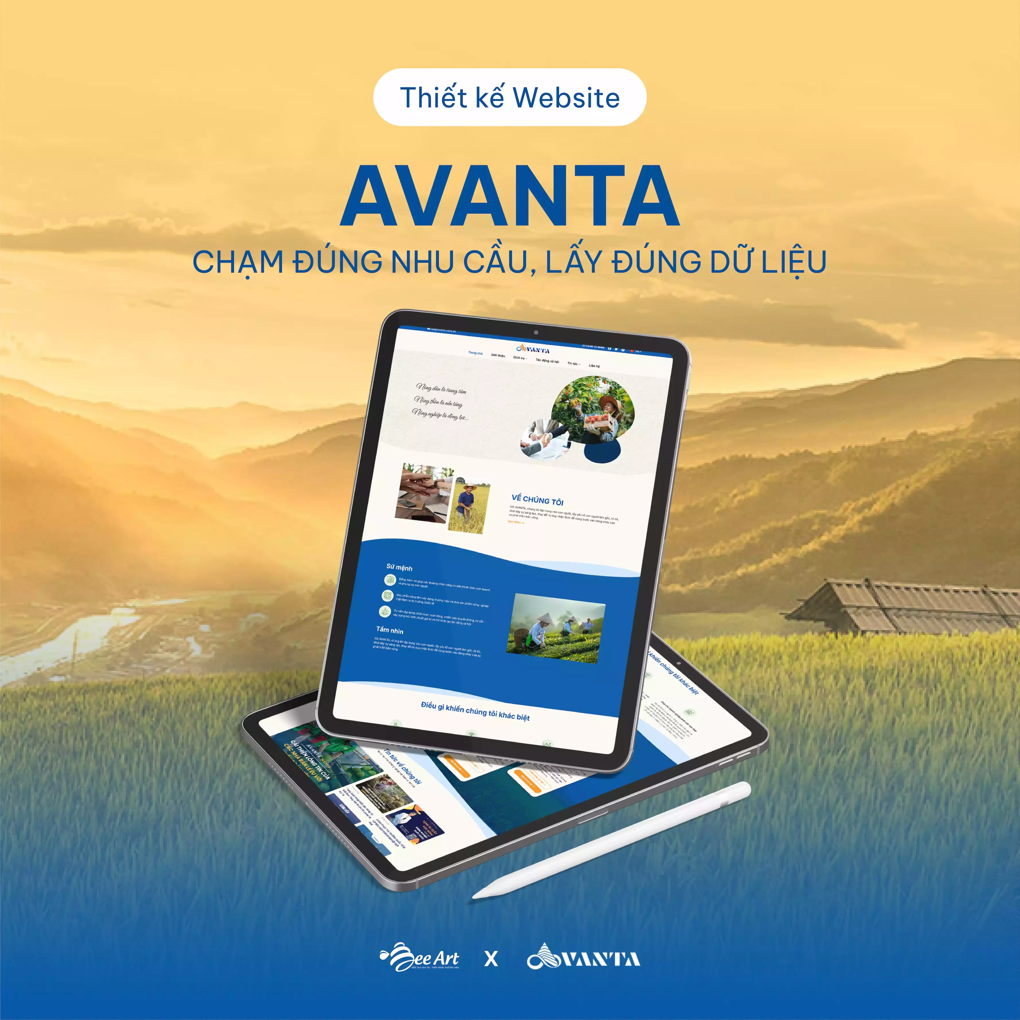 Thiết kế website thương hiệu Avanta