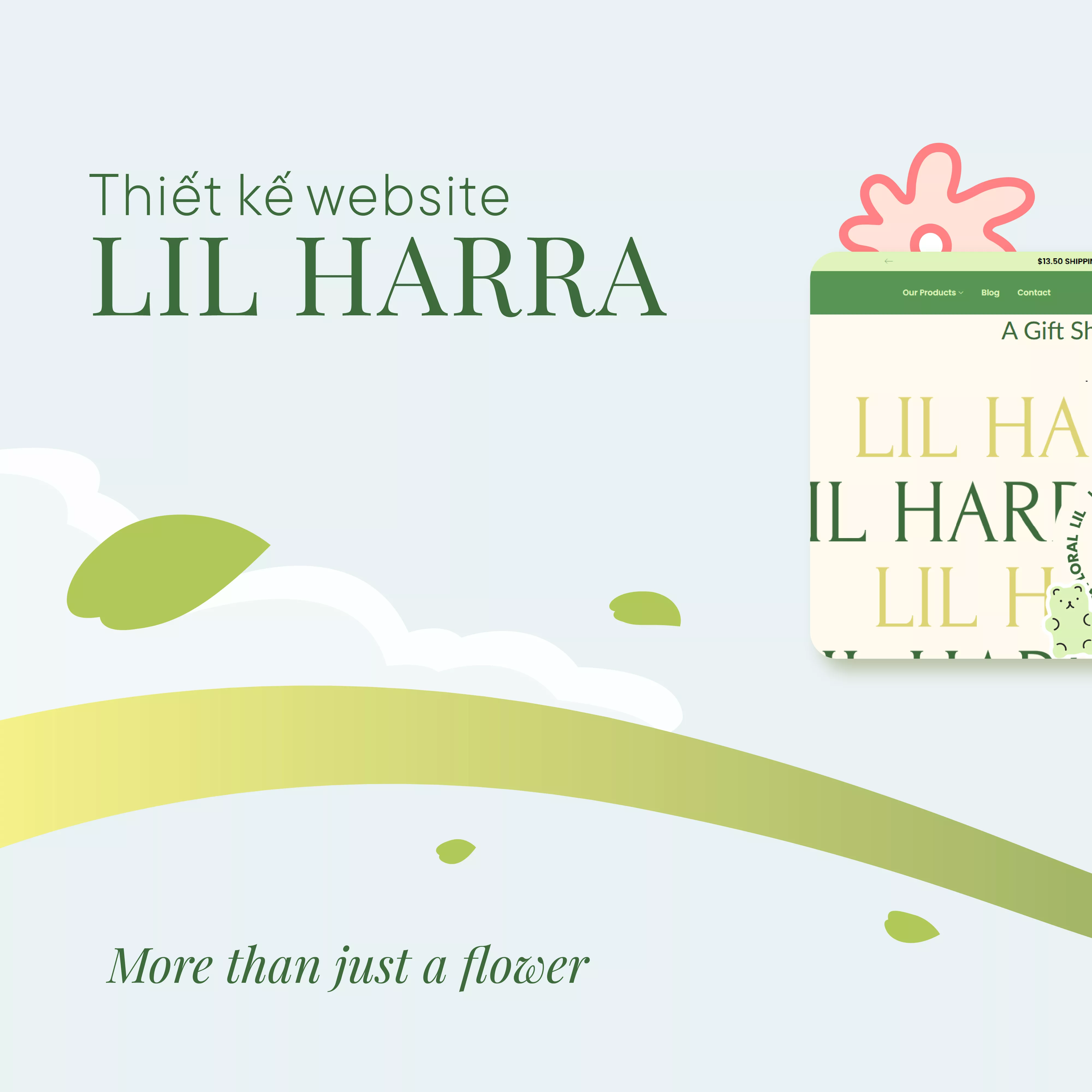 Thiết kế website thương hiệu Lil Harra