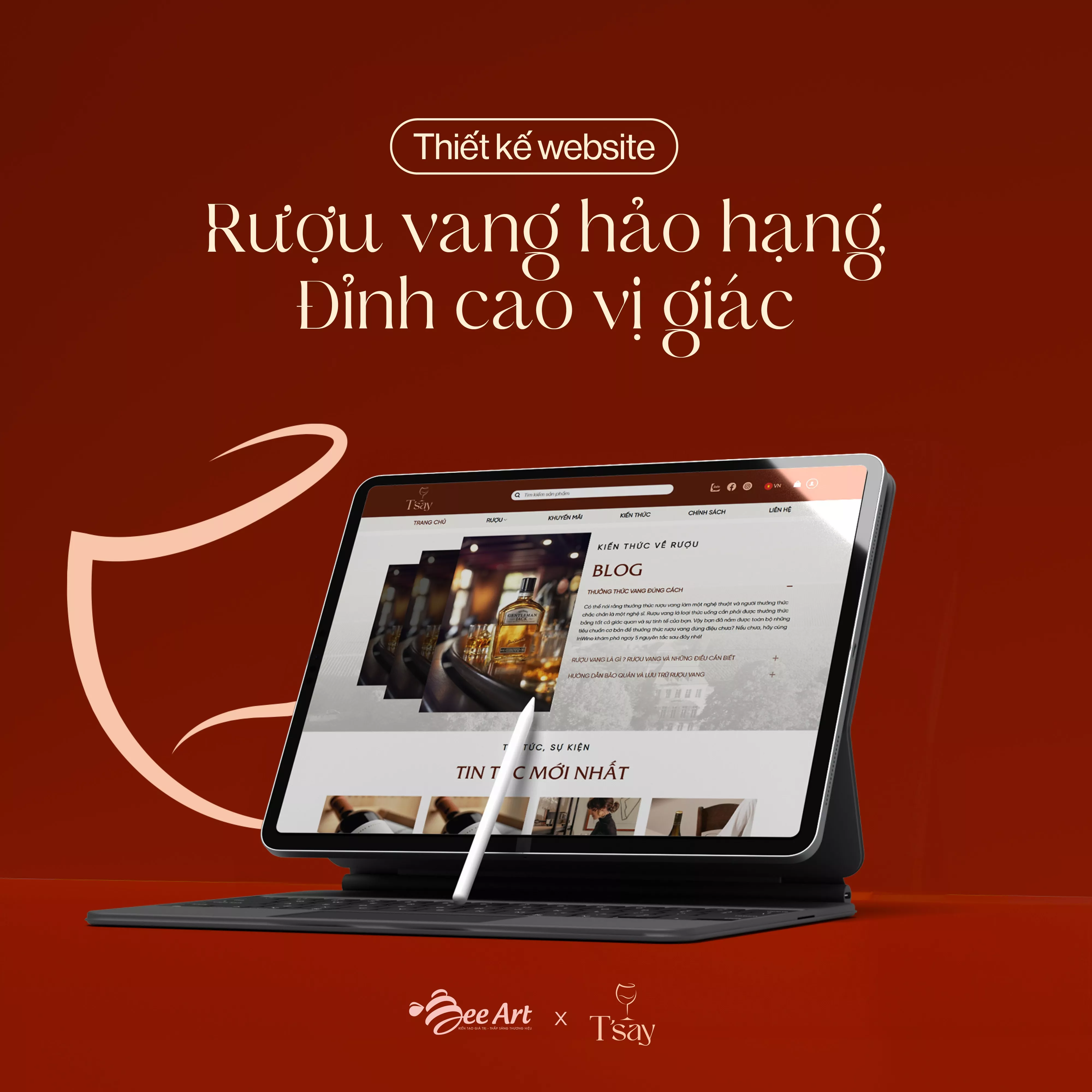 Thiết kế website thương hiệu T'say