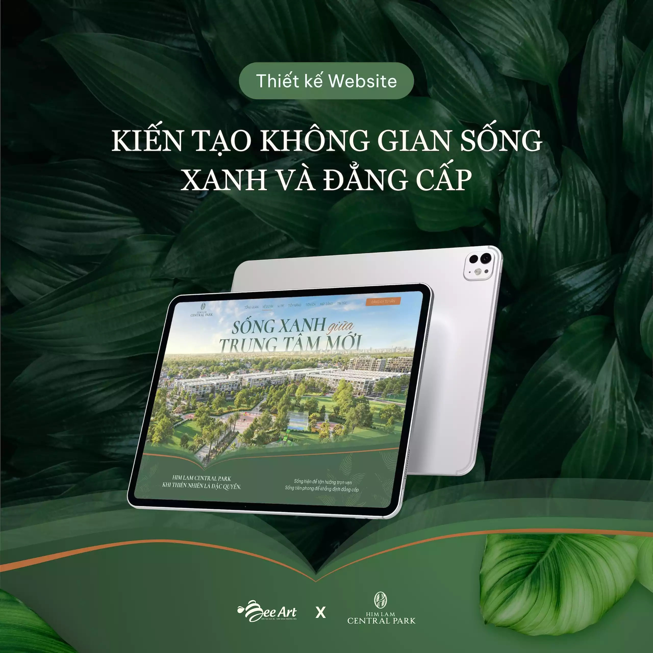 Thiết kế website dự án Him Lam Central Park