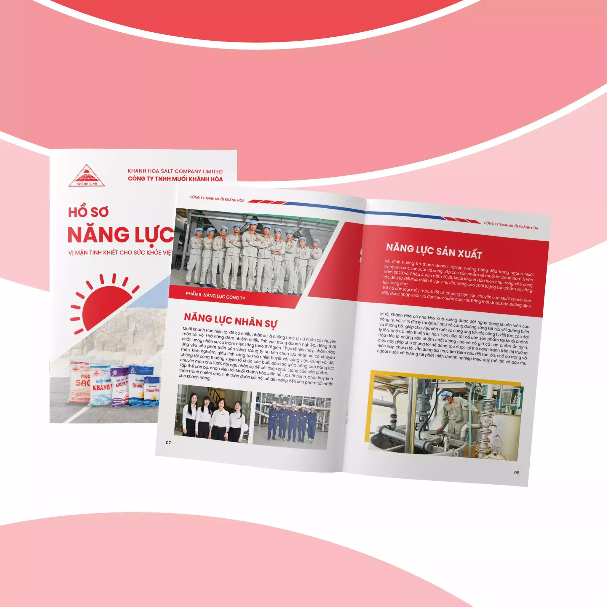 Thiết kế profile Muối Khánh Hòa
