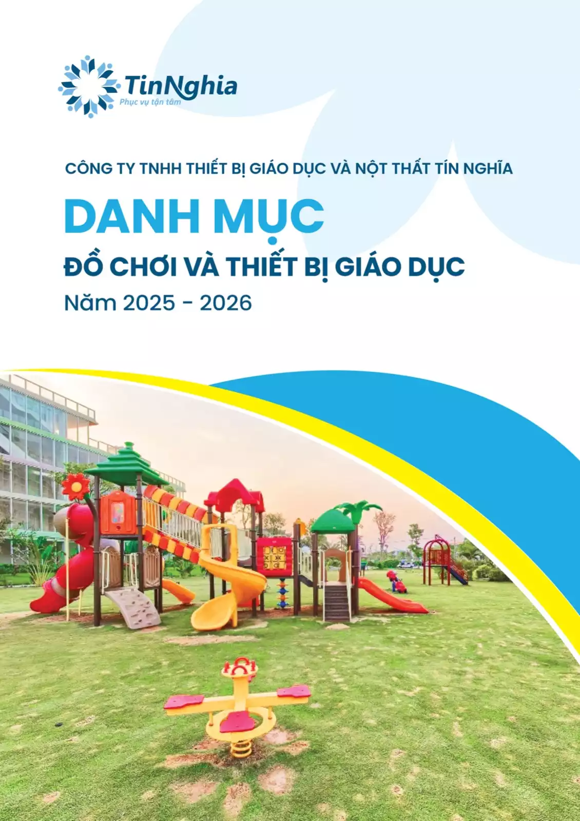 Thiết kế catalog Công ty TNHH thiết bị giáo dục và nội thất Tín Nghĩa