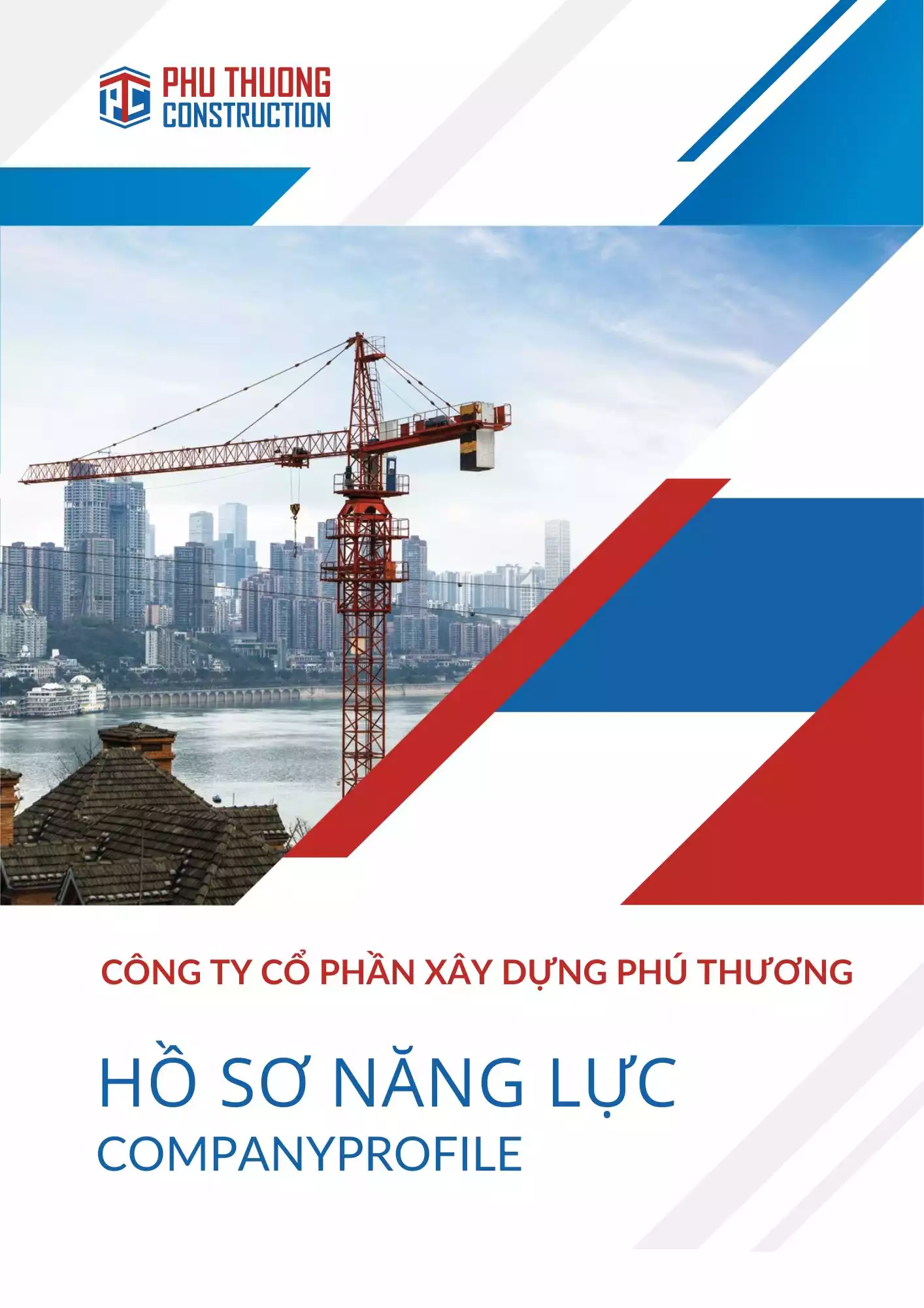 Thiết kế hồ sơ năng lực Công ty Cổ phần xây dựng Phú Thương