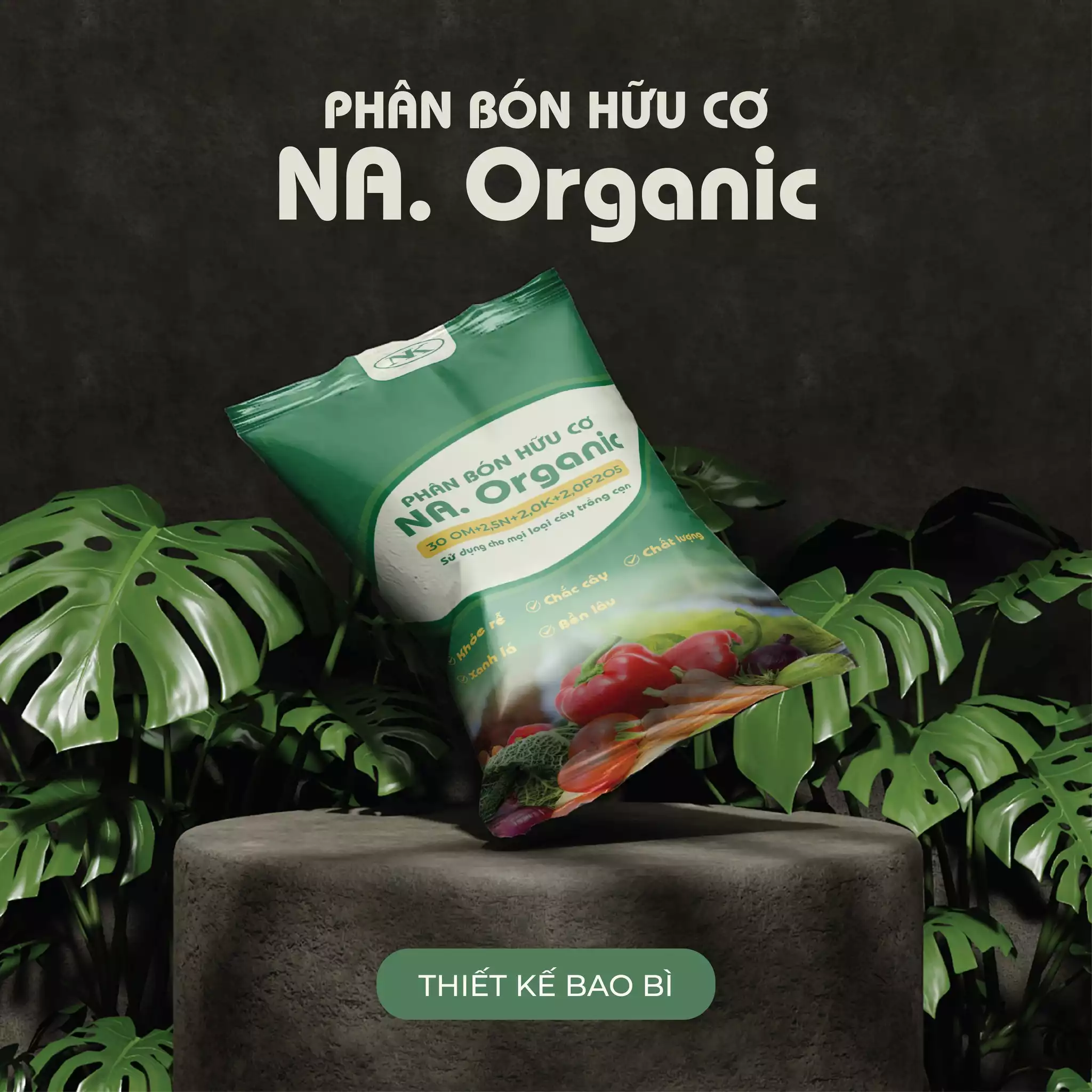 THIẾT KẾ BAO BÌ DỰ ÁN PHÂN BÓN HỮU CƠ