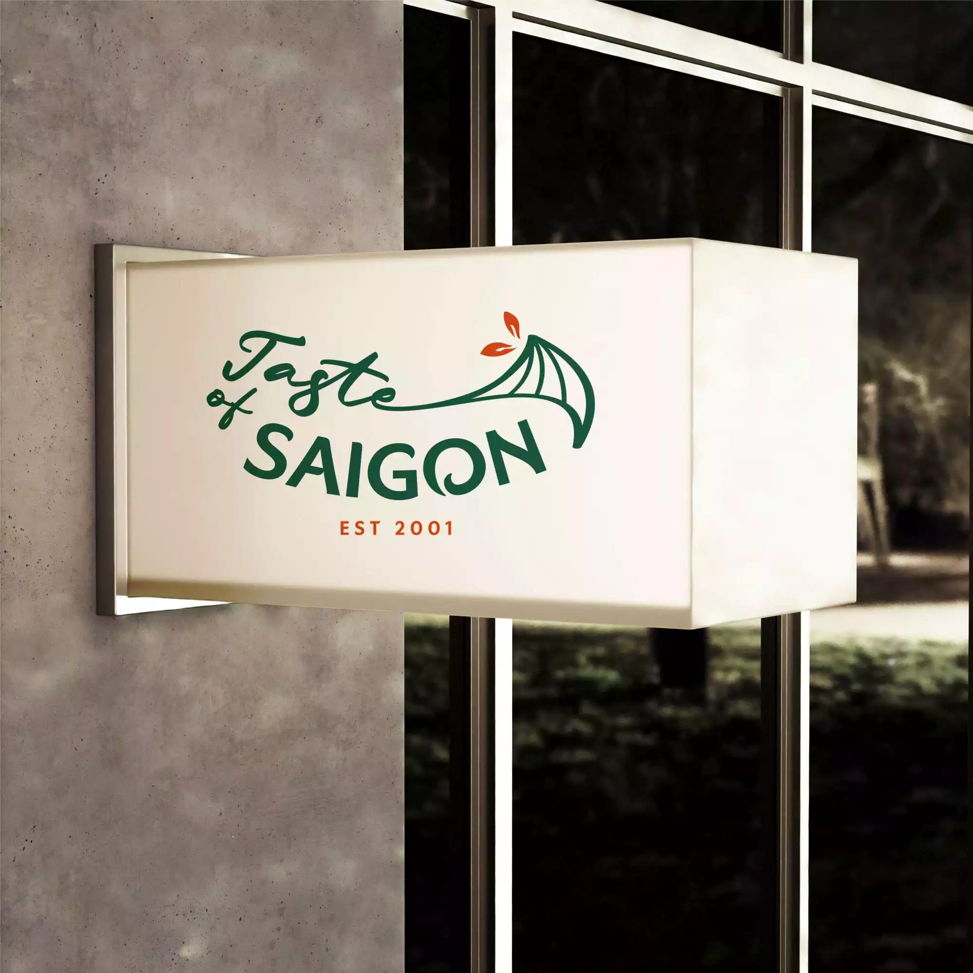 THIẾT KẾ NHẬN DIỆN ĐIỂM BÁN DỰ ÁN TASTE OF SÀI GÒN