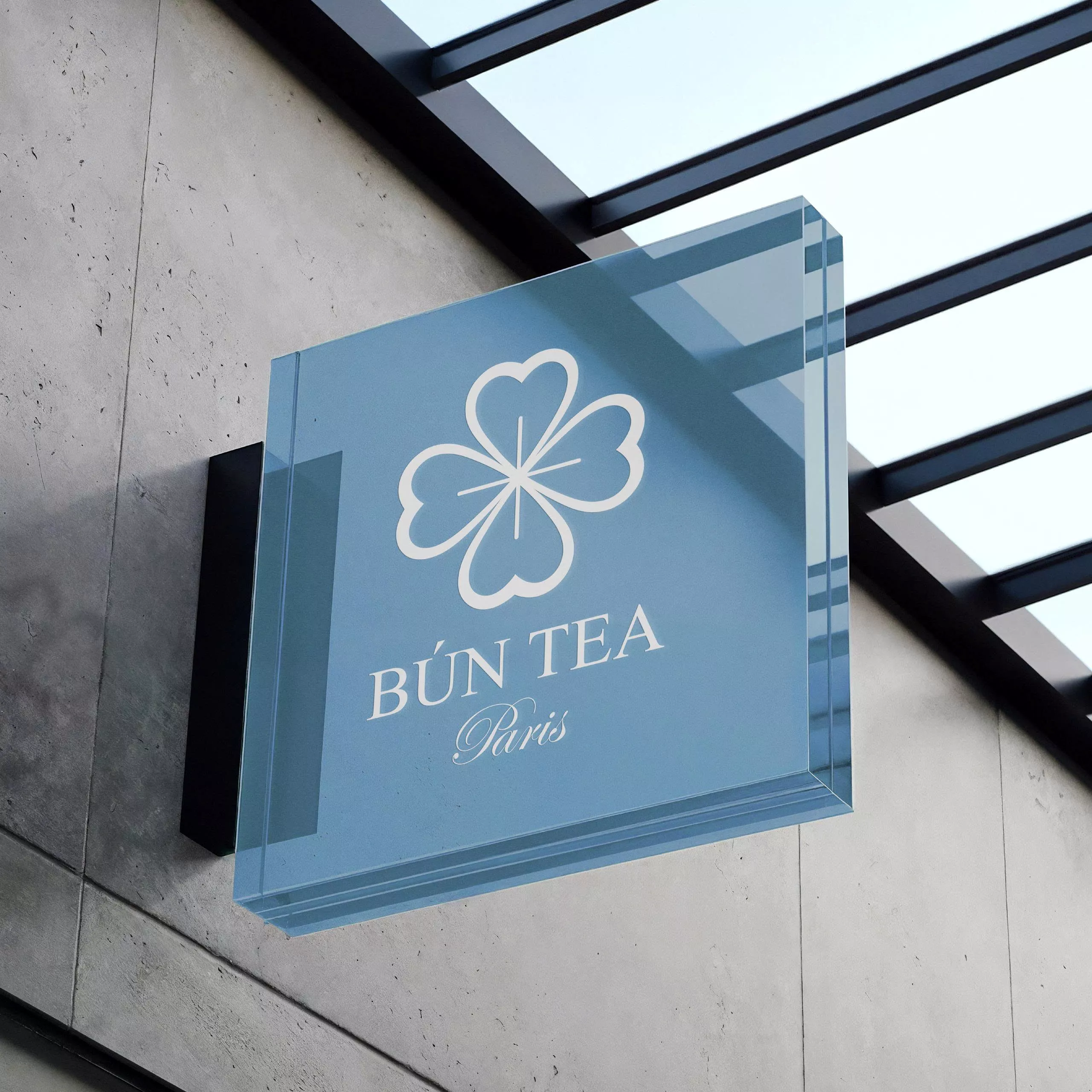 THIẾT KẾ NHẬN DIỆN ĐIỂM BÁN BÚN TEA
