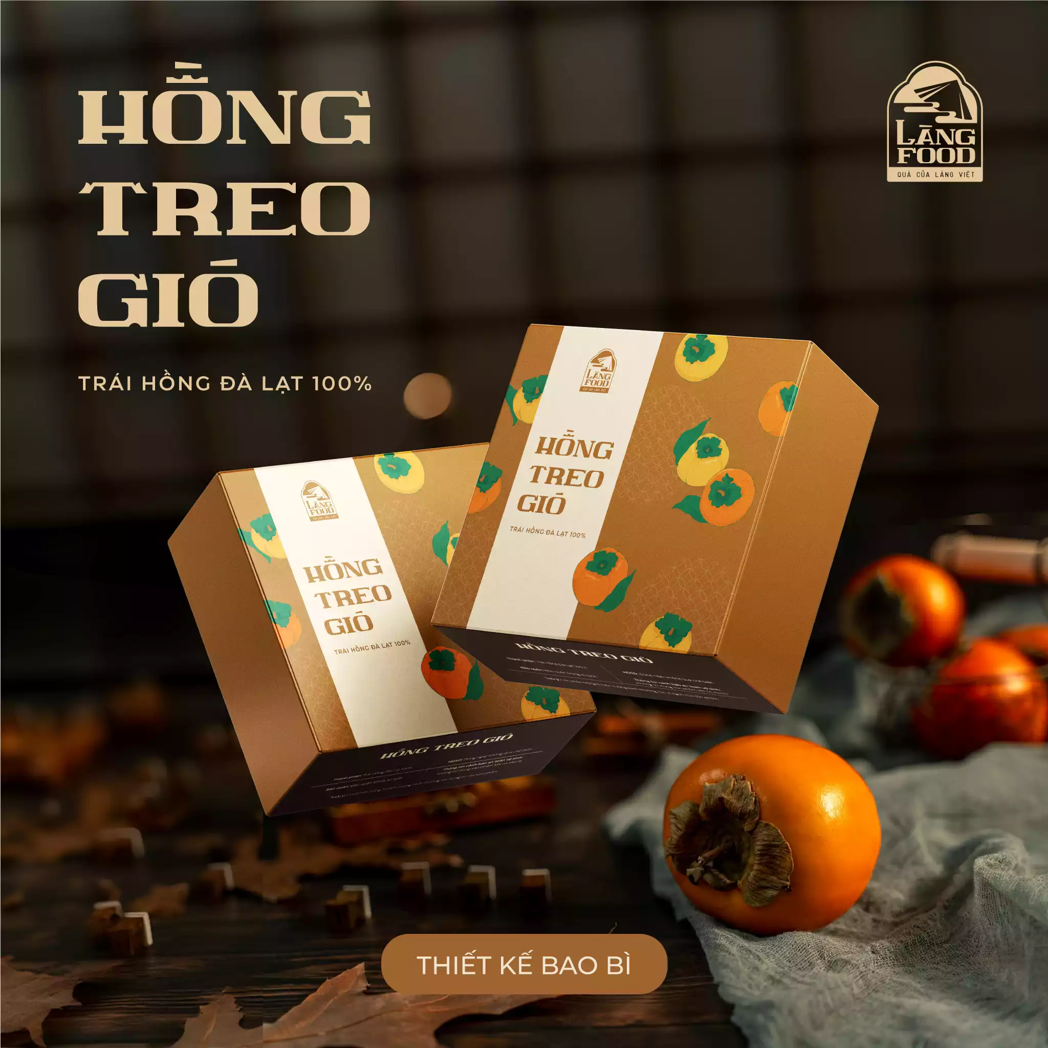 THIẾT KẾ BAO BÌ DỰ ÁN HỒNG TREO GIÓ