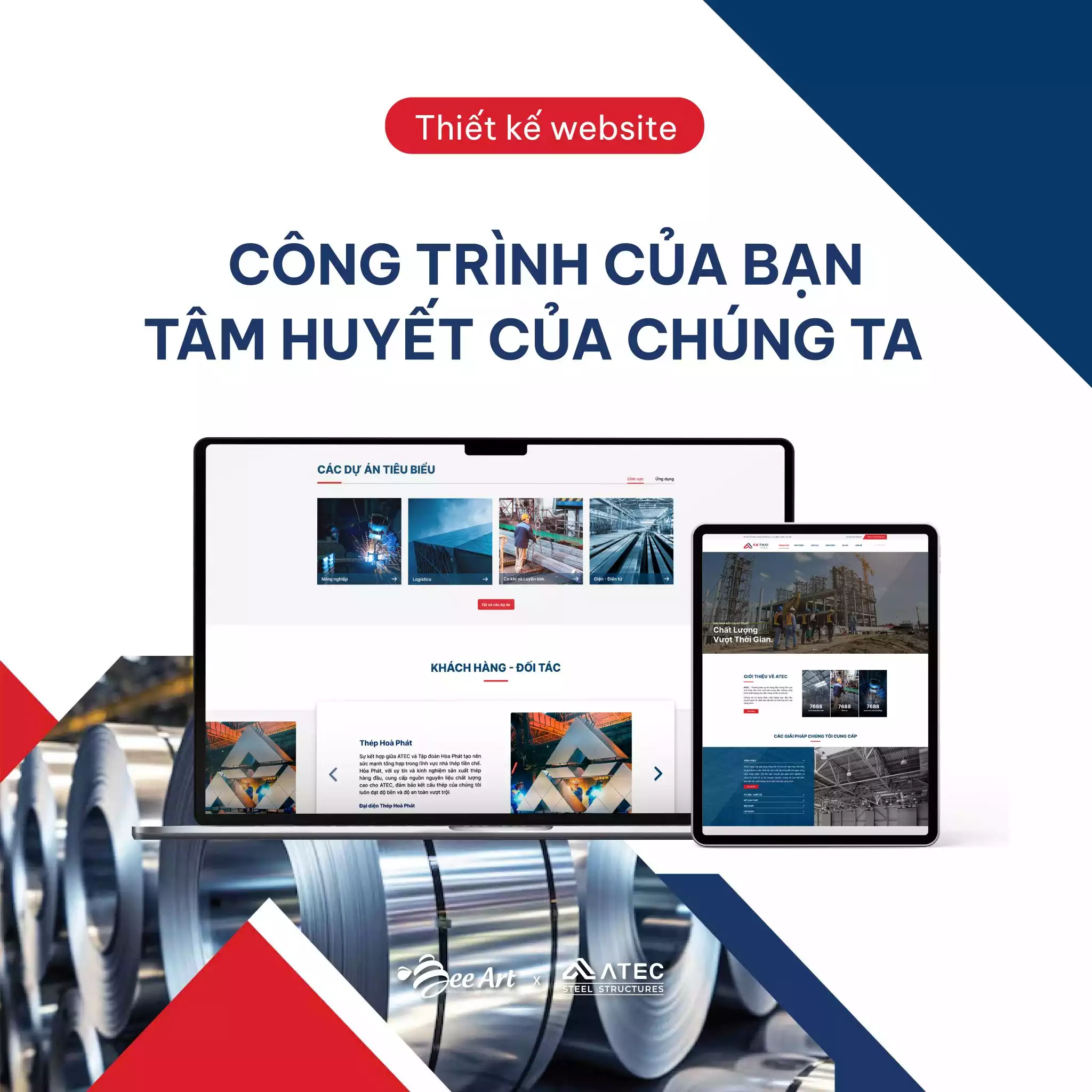 Thiết kế website công ty ATEC