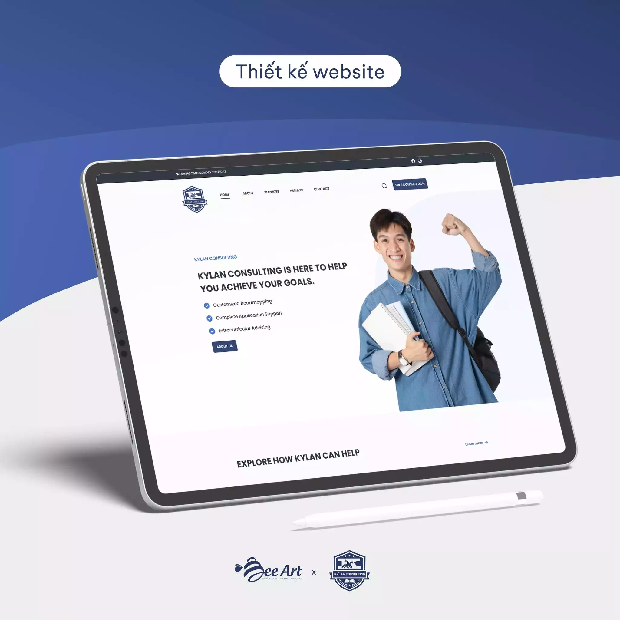 Thiết kế website công ty Kylan Consulting
