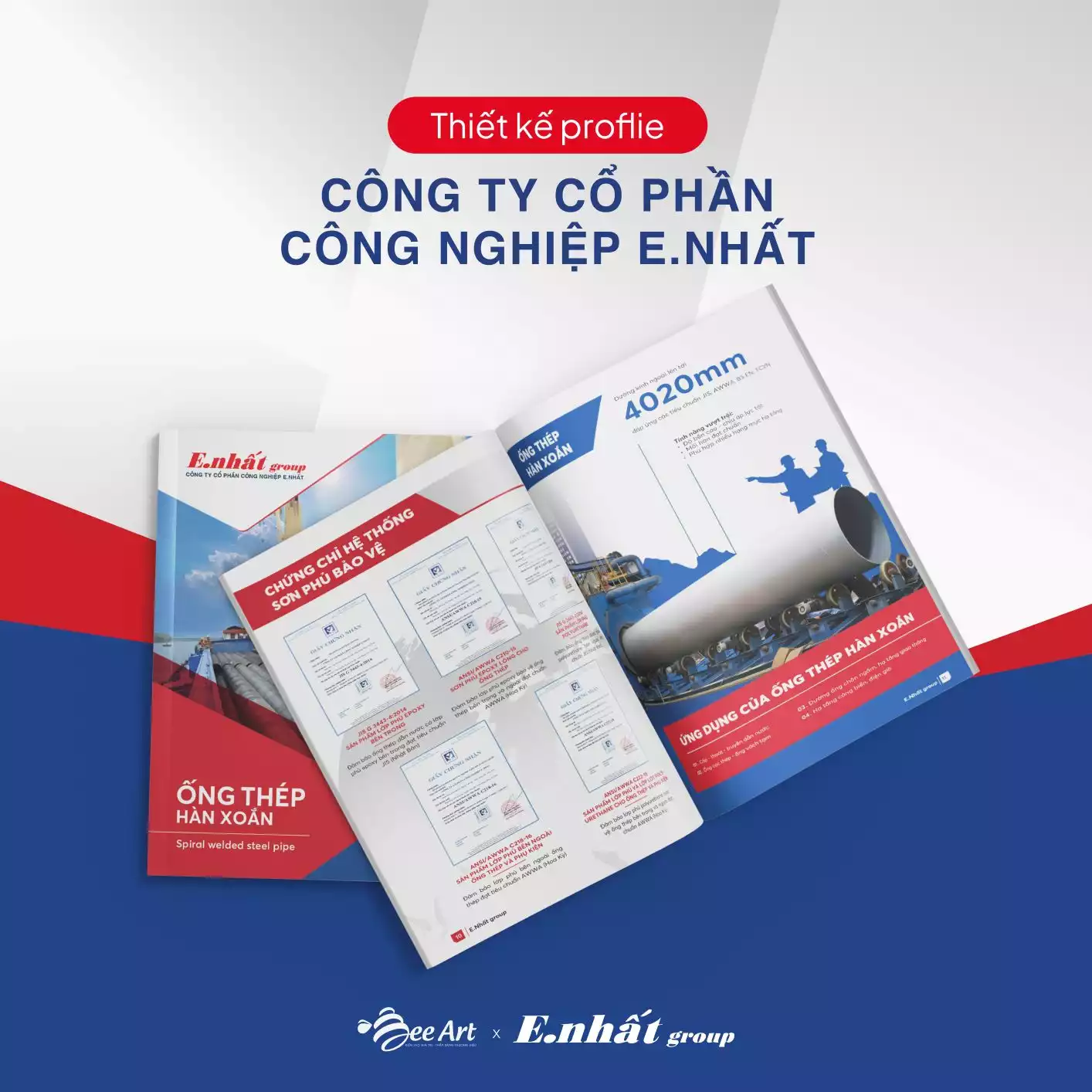 Thiết kế hồ sơ năng lực Công ty Cổ phần Công nghiệp E.Nhất