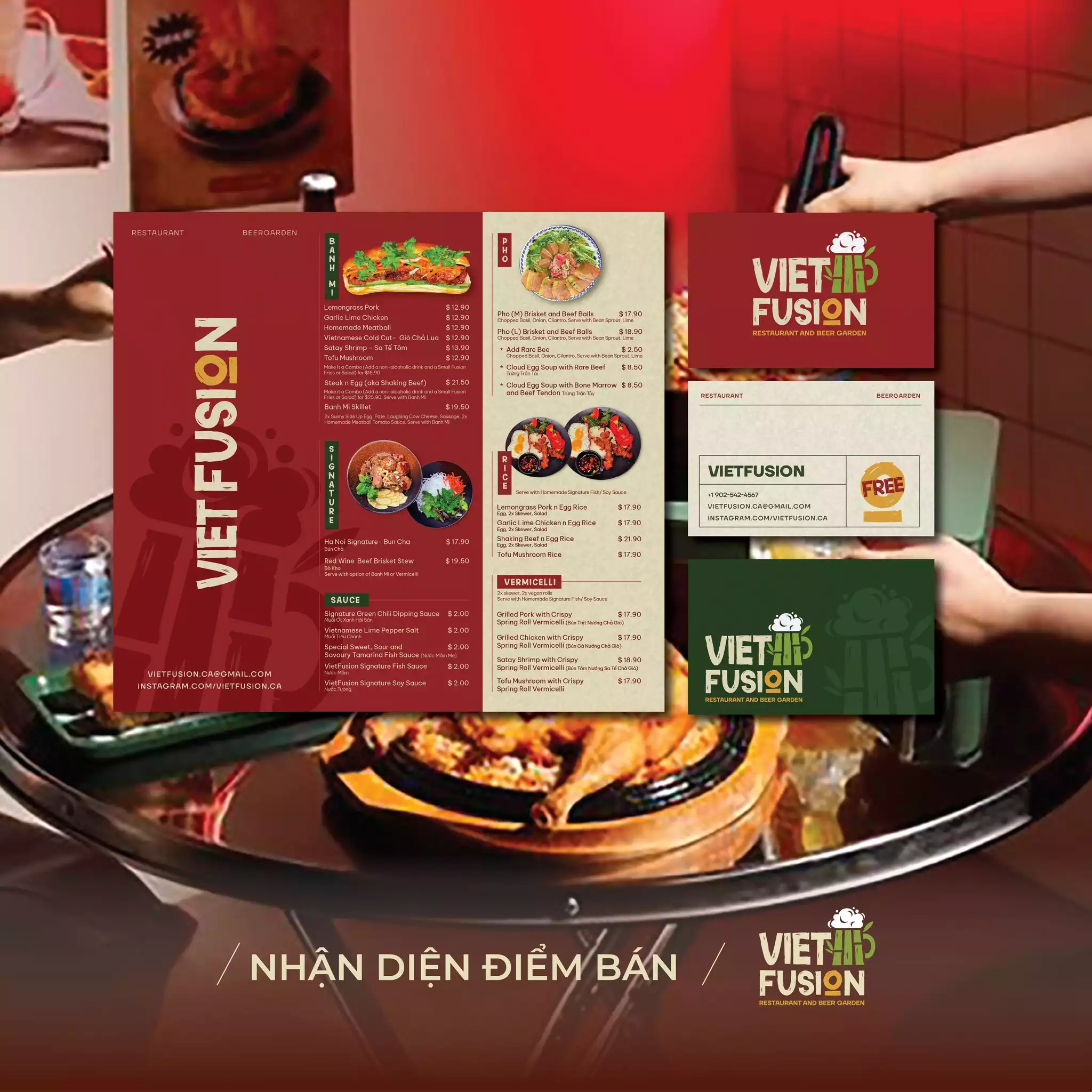 THIẾT KẾ NHẬN DIỆN ĐIỂM BÁN VIET FUSION