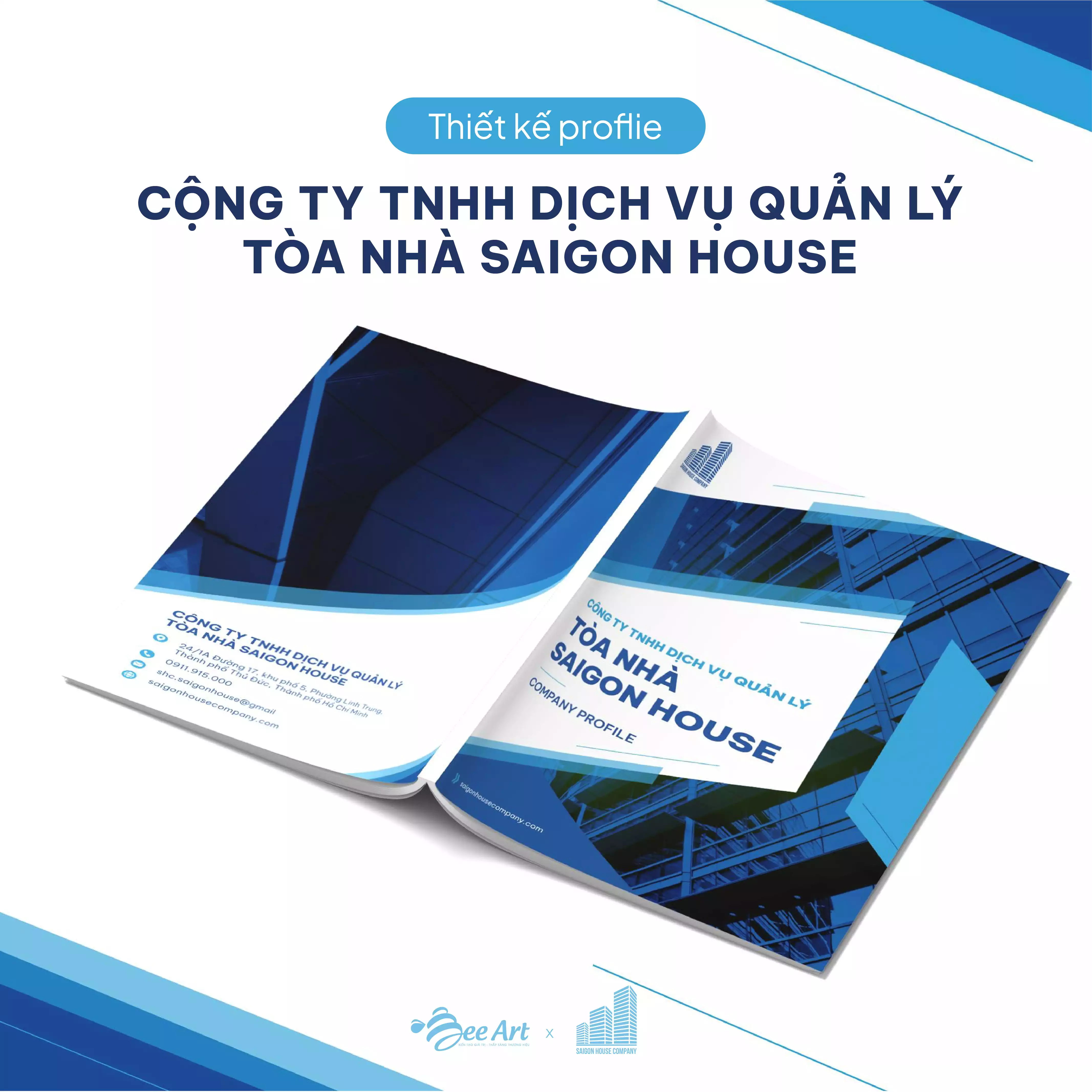 Thiết kế hồ sơ năng lực Công ty TNHH Quản lý tòa nhà Saigon House