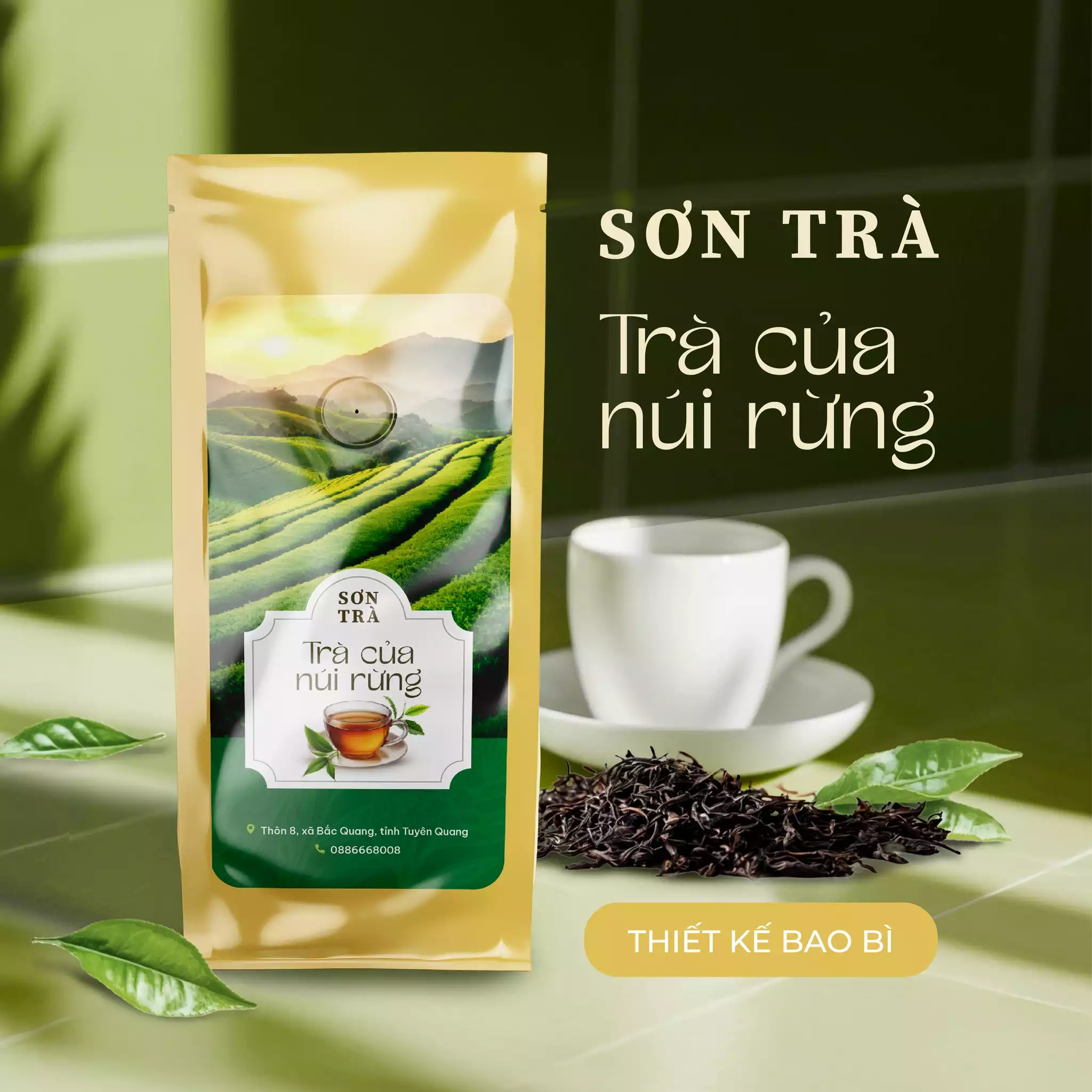 THIẾT KẾ TEM NHÃN SƠN TRÀ