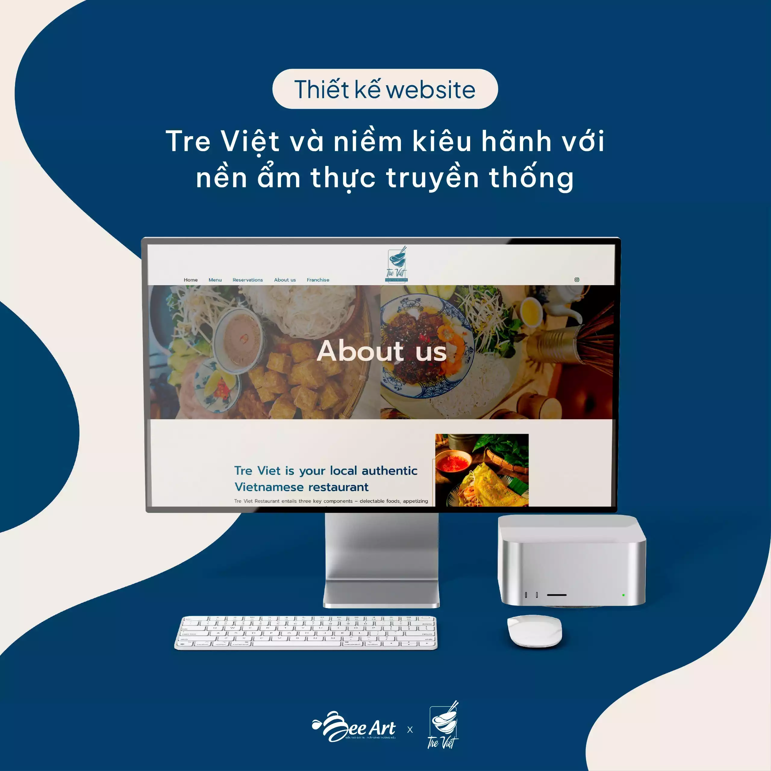Thiết kế website thương hiệu Tre Việt