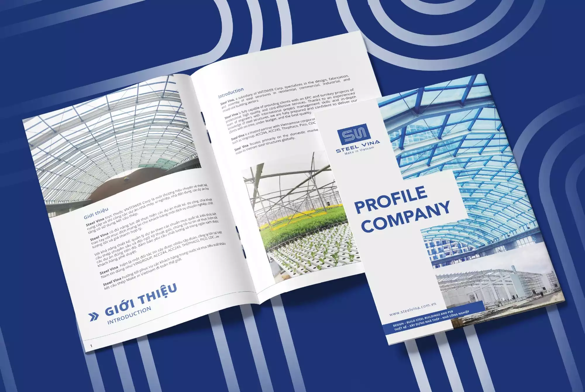 Thiết kế profile công ty Steel Vina