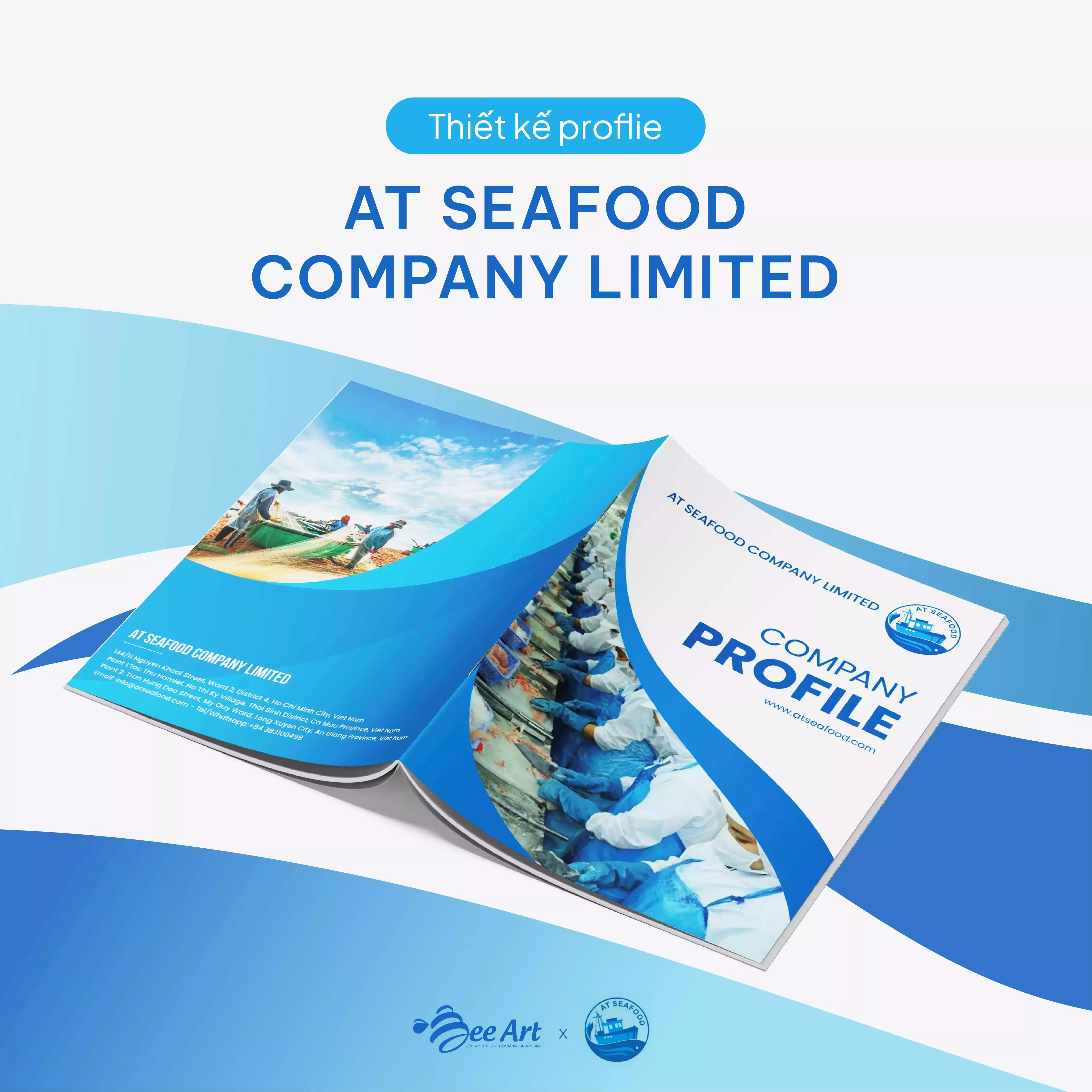 Thiết kế hồ sơ năng lực Công ty TNHH AT Seafood