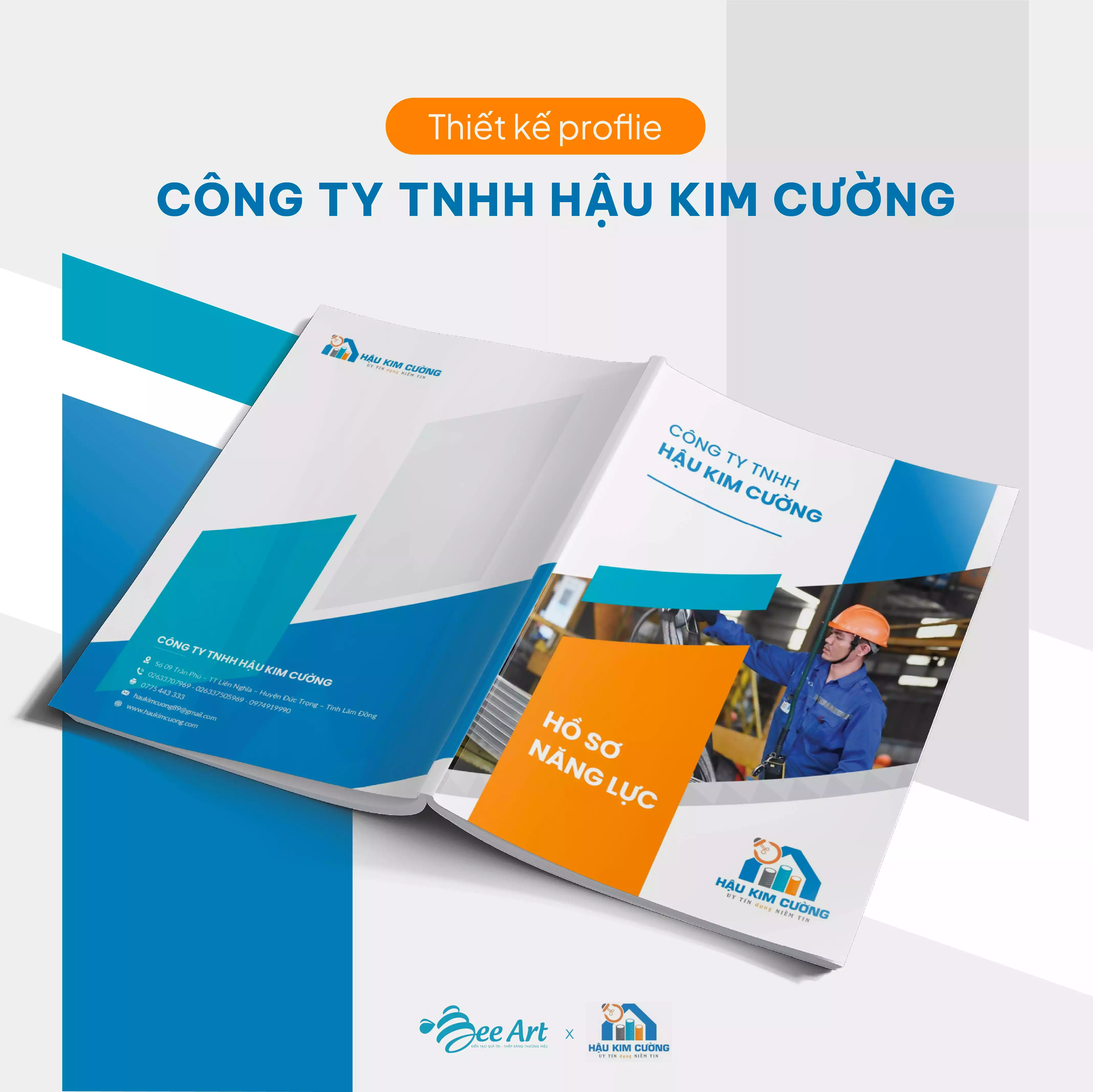 Thiết kế hồ sơ năng lực Công ty TNHH Hậu Kim Cường