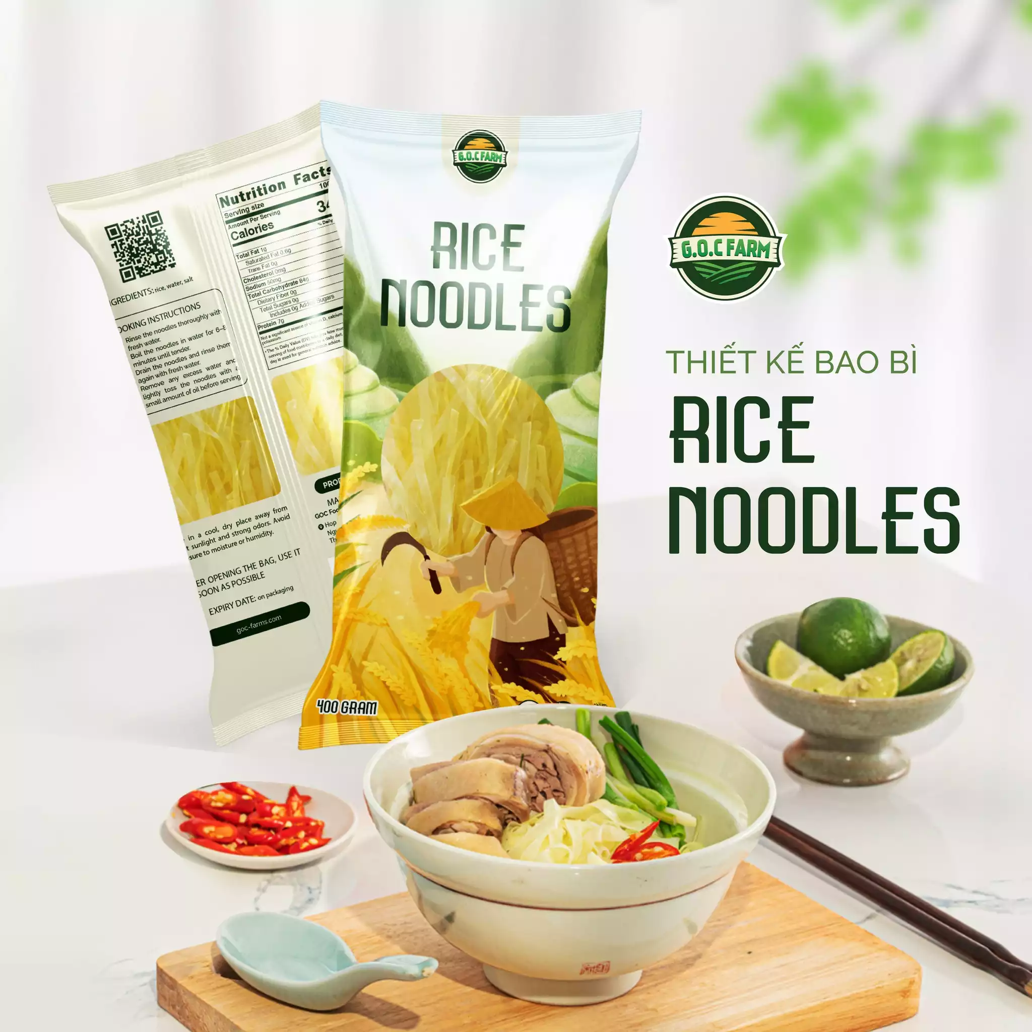 THIẾT KẾ BAO BÌ RICE NOODLES
