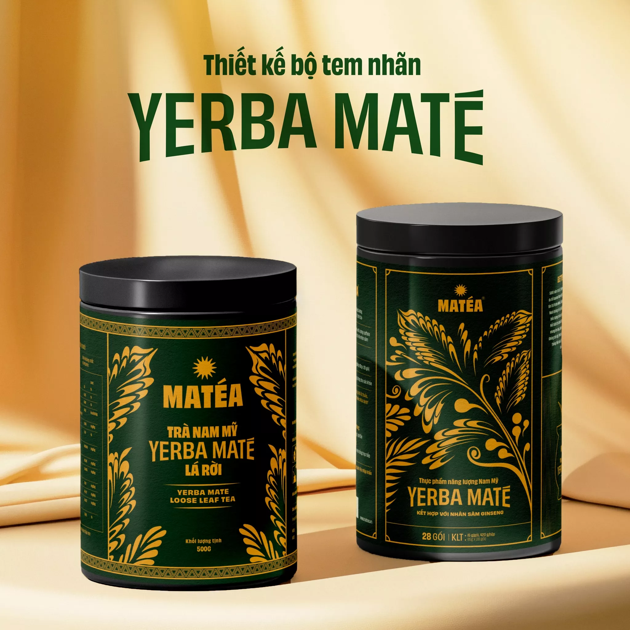 THIẾT KẾ TEM NHÃN YERBA MATÉ