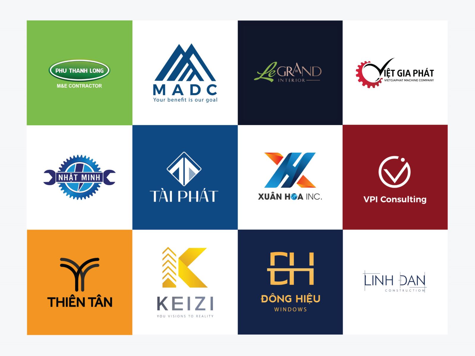 15 mẫu logo công ty xây dựng – bất động sản chuyên nghiệp, ấn tượng