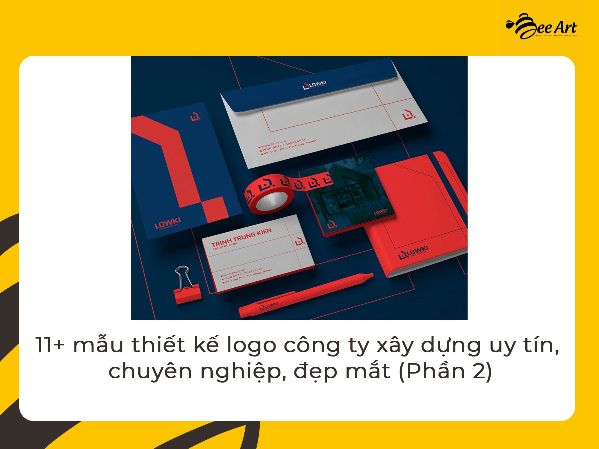 11 mẫu thiết kế logo công ty xây dựng uy tín, chuyên nghiệp, đẹp mắt (Phần 2)