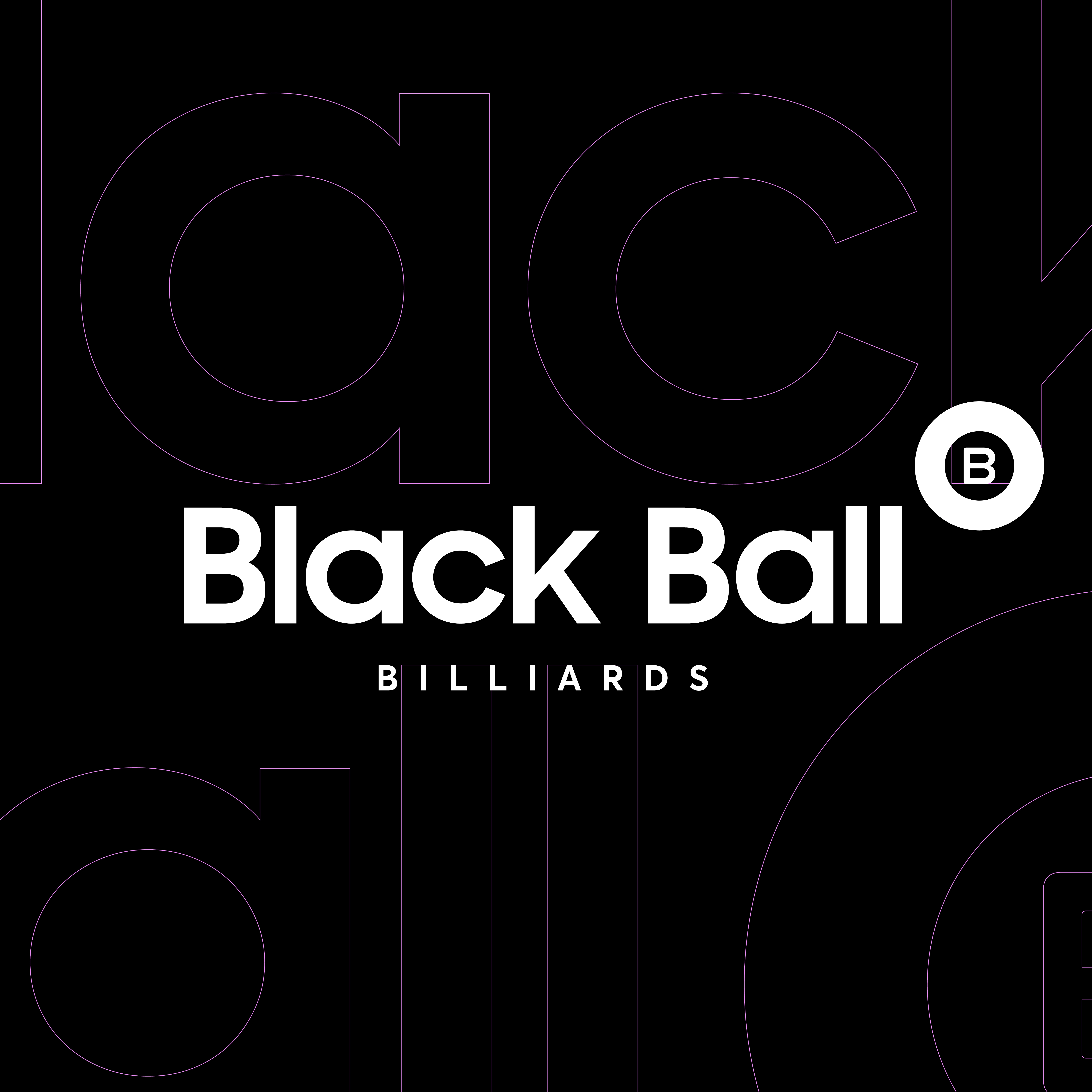 THIẾT KẾ LOGO BI A BLACK BALL BILLIARDS 